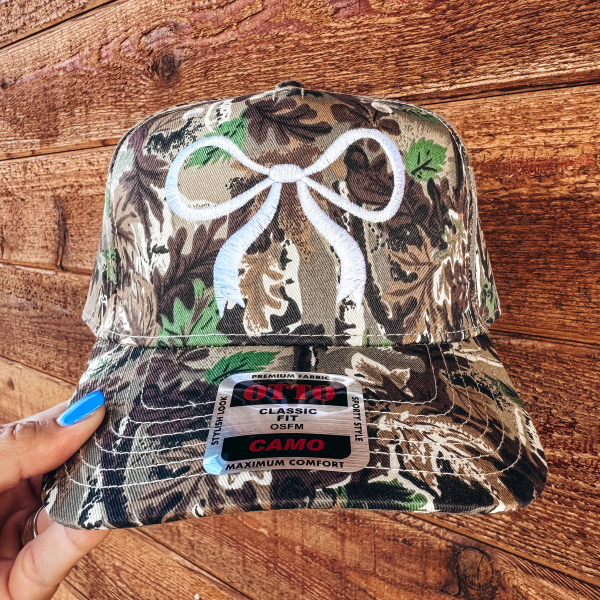Camo Ribbon Cap - BFF Here