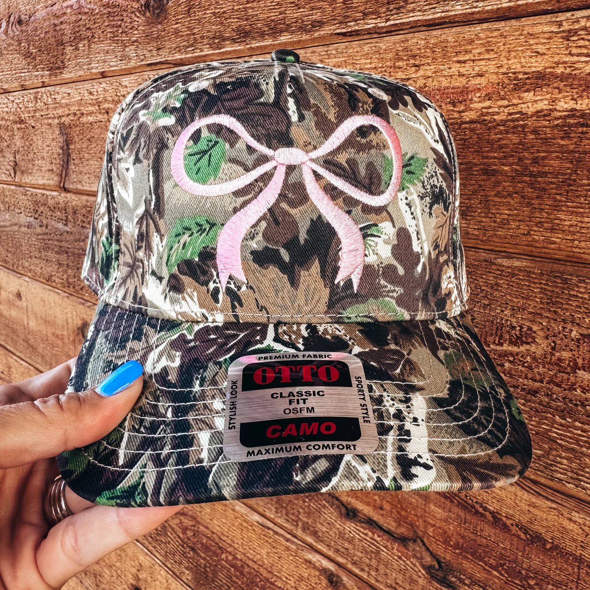 Camo Ribbon Cap - BFF Here