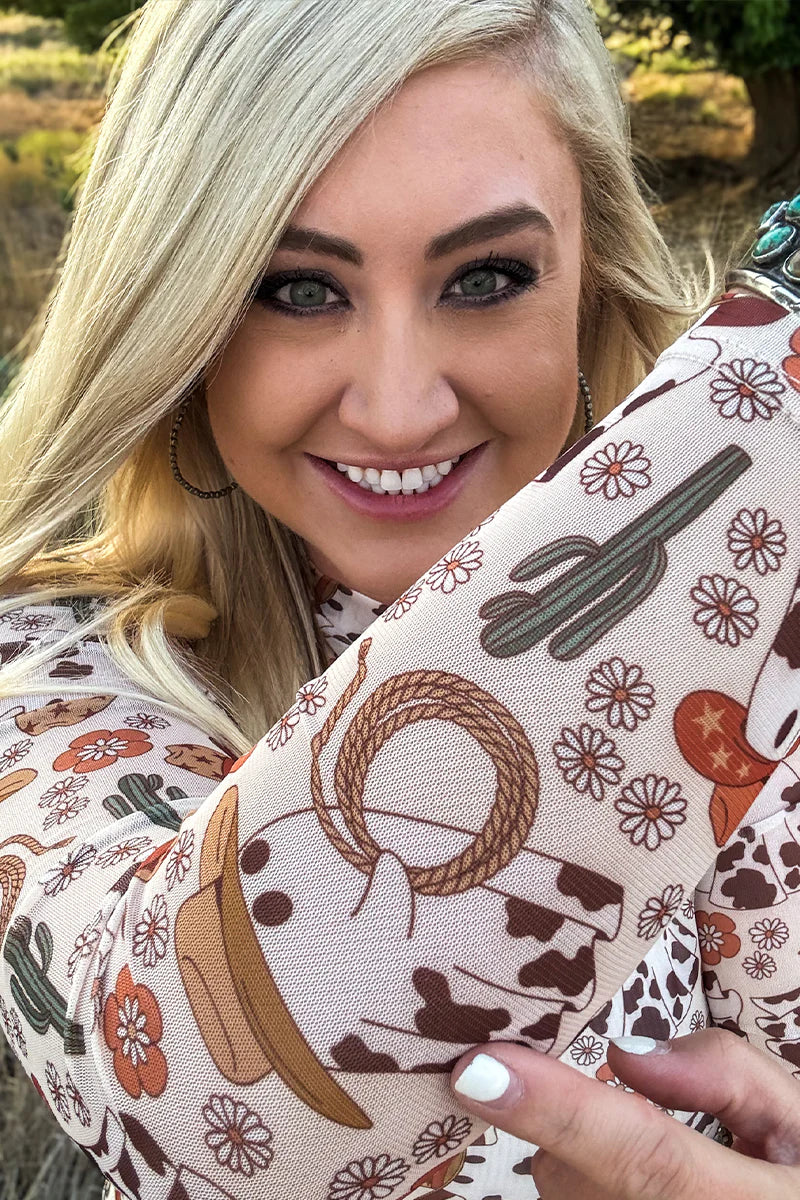 Hauntin’ The Range Mesh Top by Sterling Kreek - BFF Here