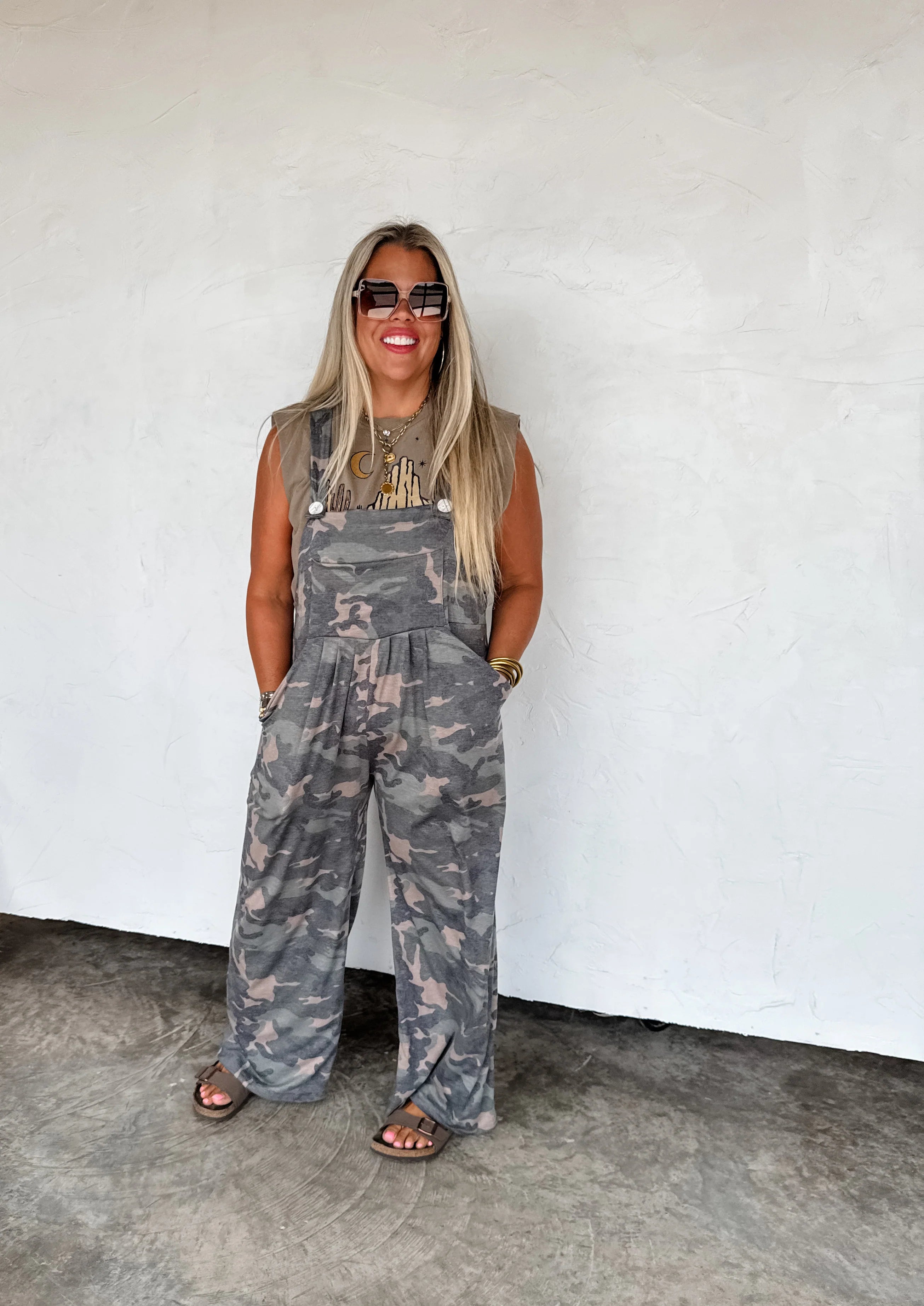 Camo Karli Overalls by Blakeley - BFF Here