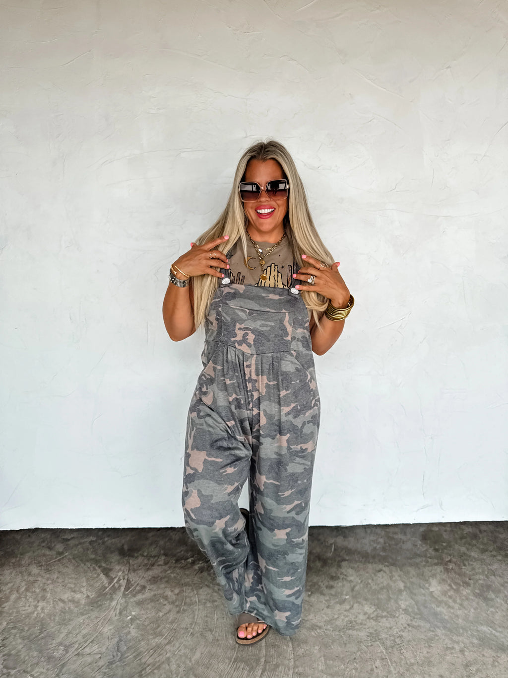Camo Karli Overalls by Blakeley - BFF Here