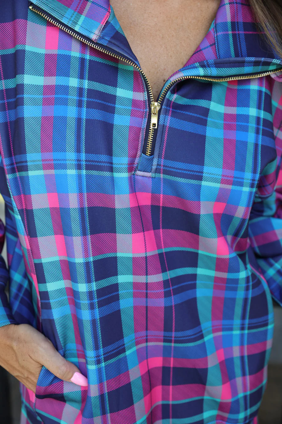 PREORDER: Everyday Pullover by Jess Lea / Plaid Pop (Beginning of September) - BFF Here
