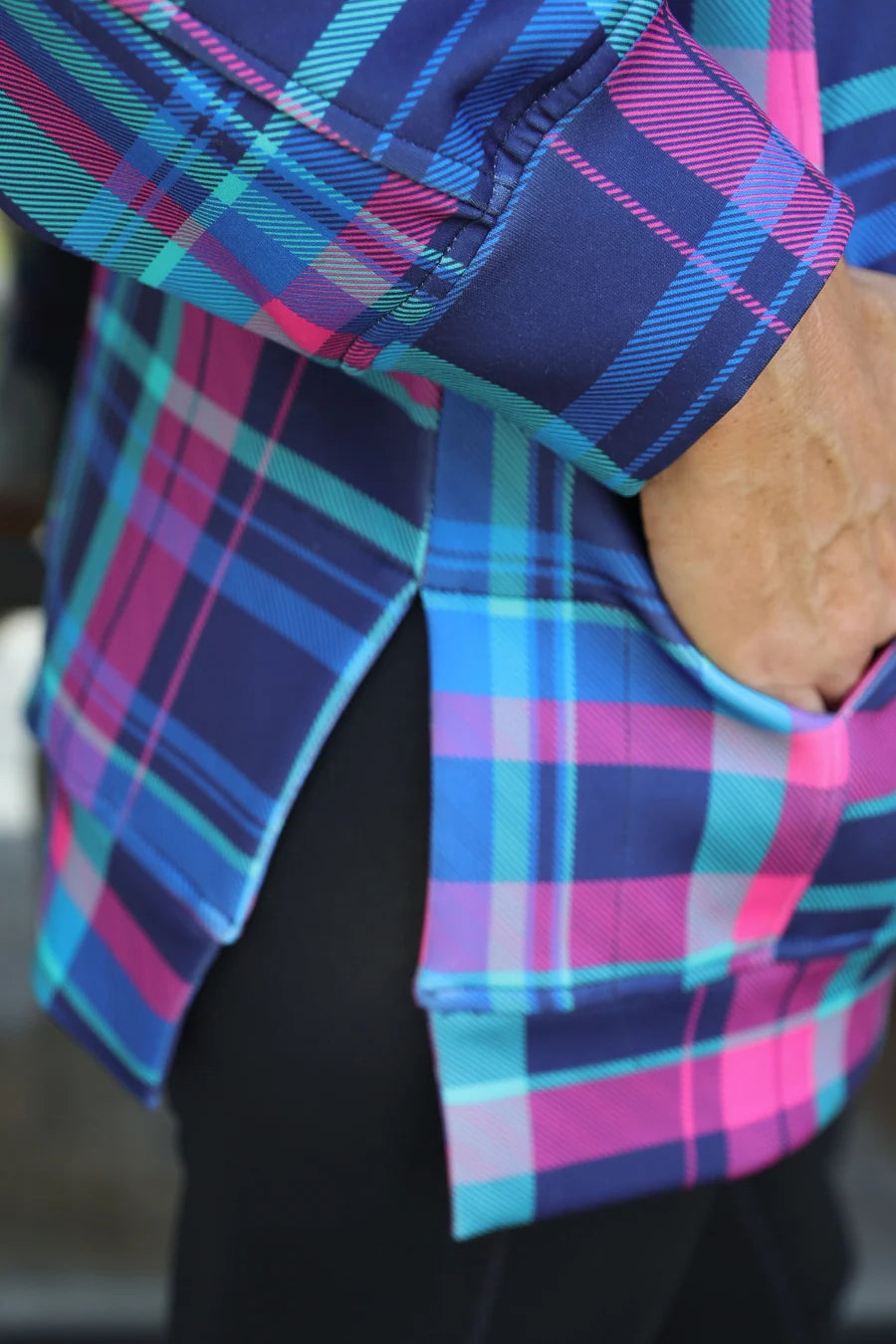 PREORDER: Everyday Pullover by Jess Lea / Plaid Pop (Beginning of September) - BFF Here