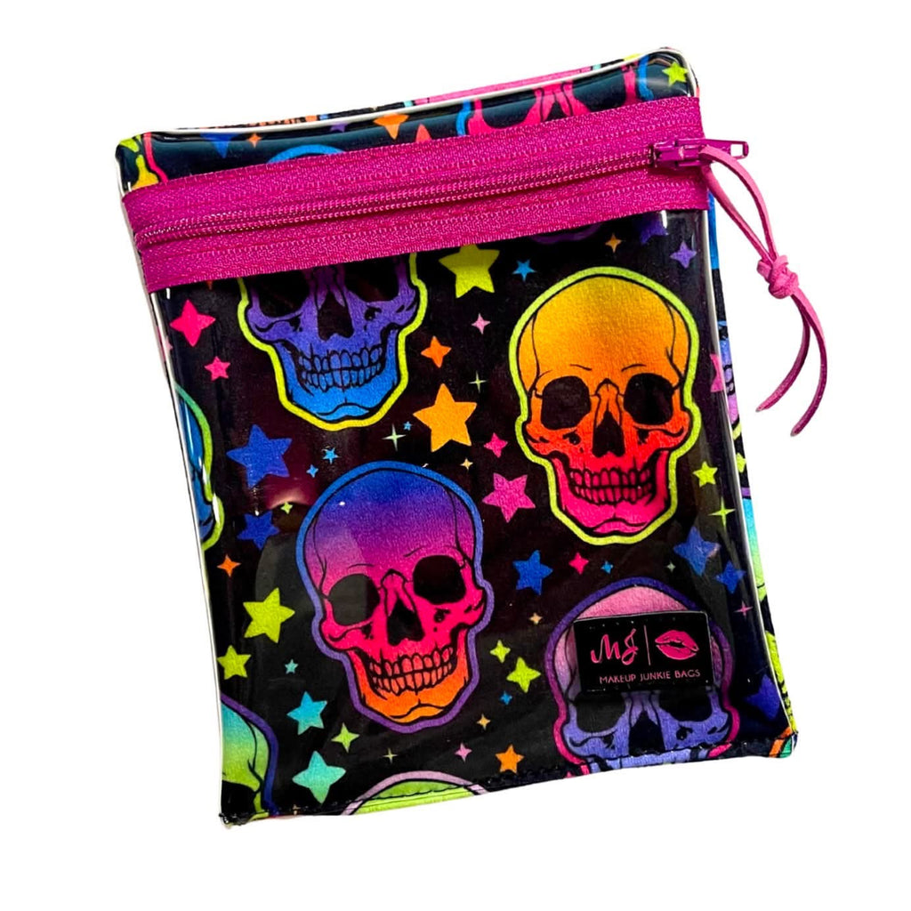 PREORDER: Neon Nightmare Clear Pouch by Makup Junkie Bags (ETA: September)