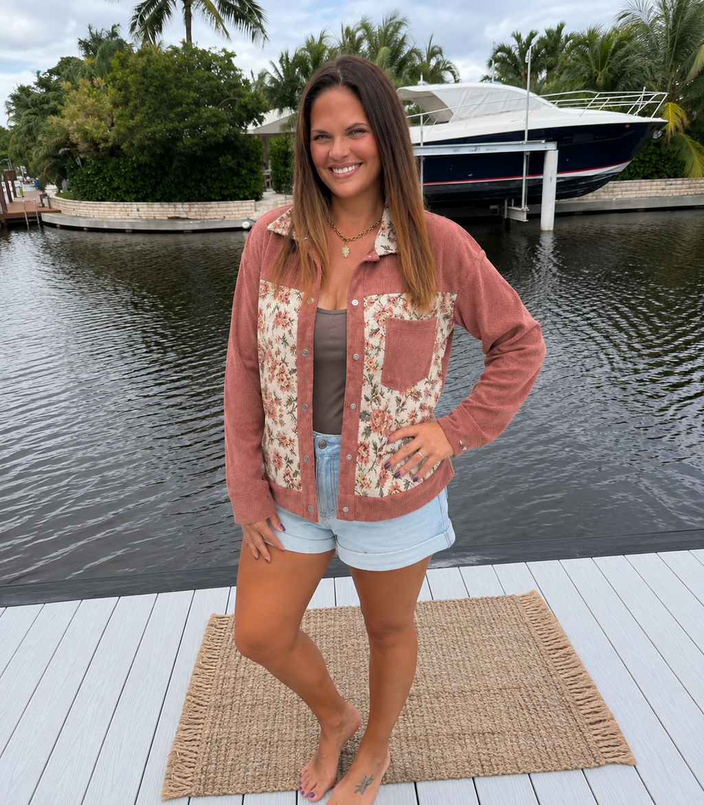 PREORDER: Pressed Petals Corduroy Jacket (ETA: September)