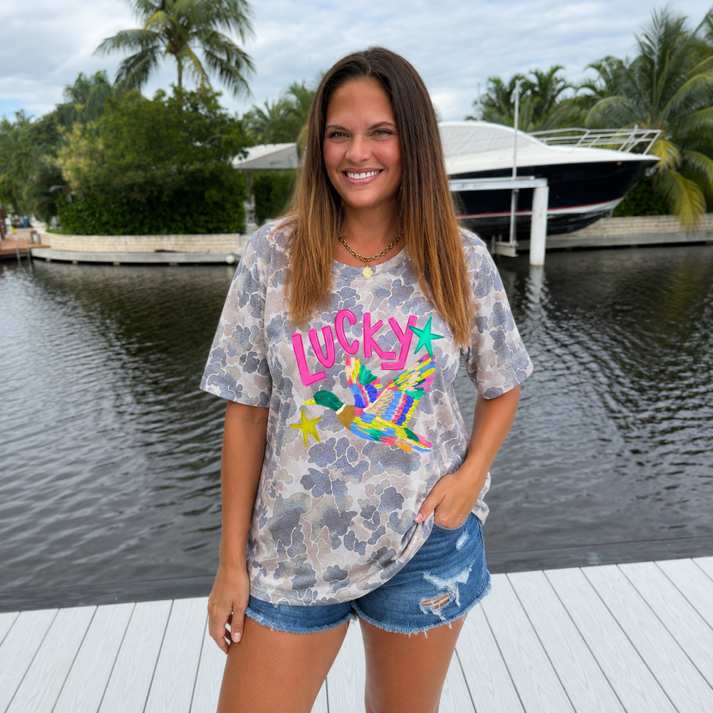 PREORDER: Lucky Duck Camo Tee (ETA: September)