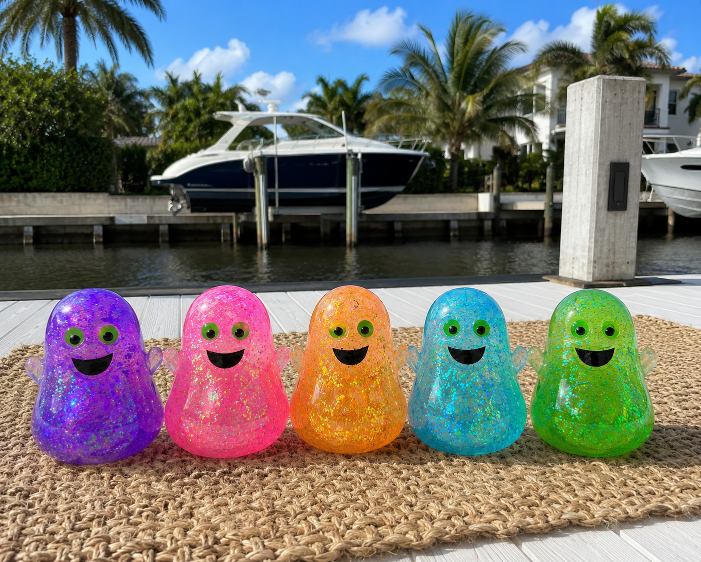 Glitter Ghost Squishy