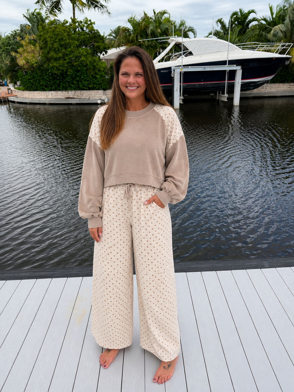 PREORDER: Sunday Dots Pullover Set (ETA: September)