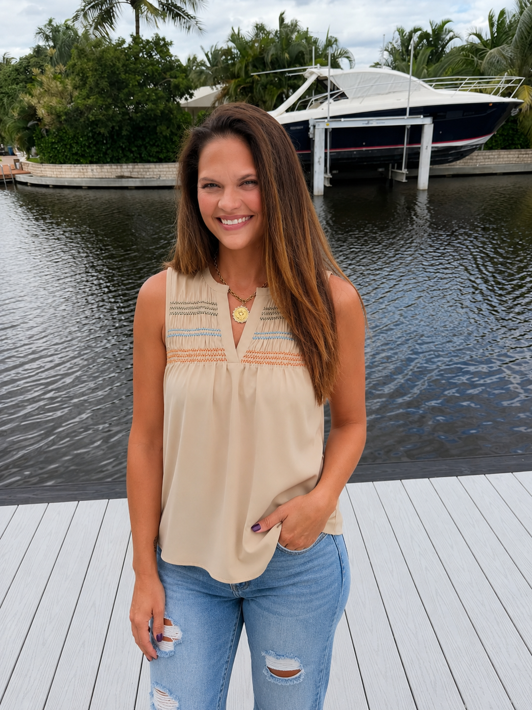 PREORDER: Desert Sky Stitched Top (ETA: September)