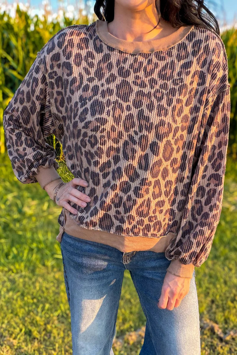 Spotted Wild Pullover by Sterling Kreek (Ships in 1-2 Weeks)