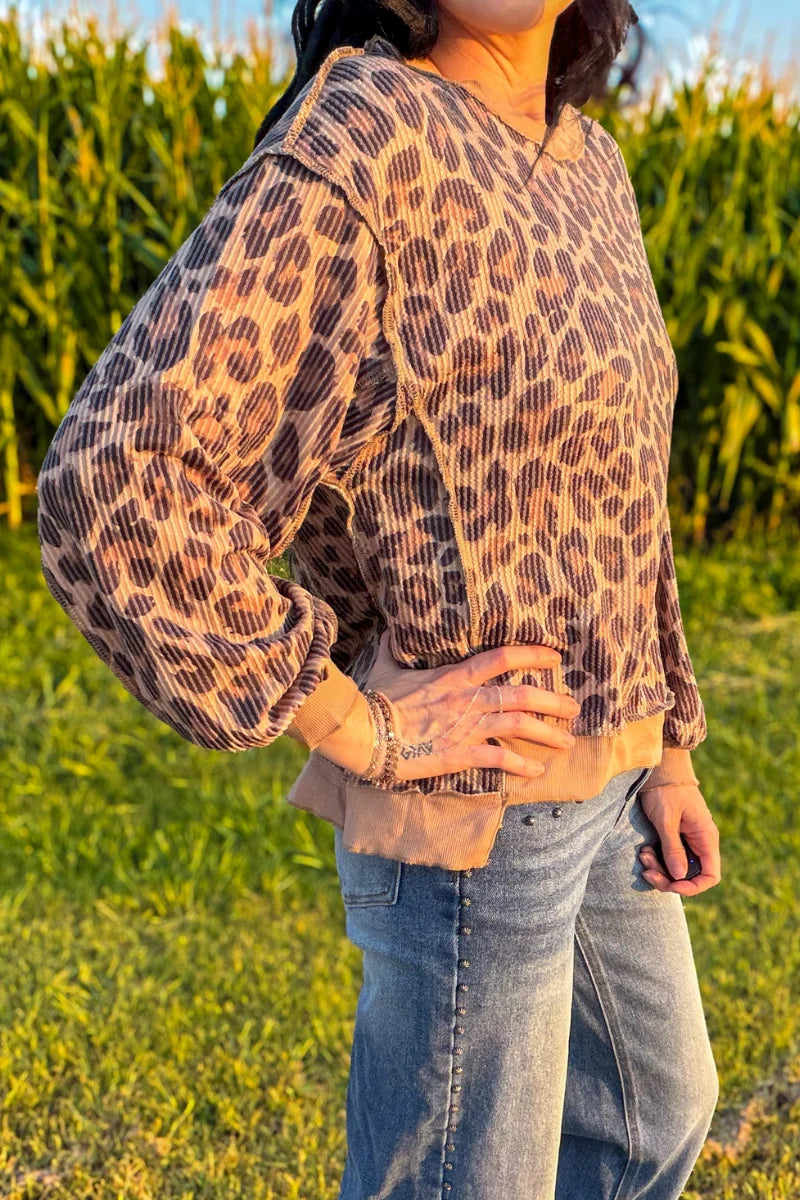 Spotted Wild Pullover by Sterling Kreek (Ships in 1-2 Weeks)