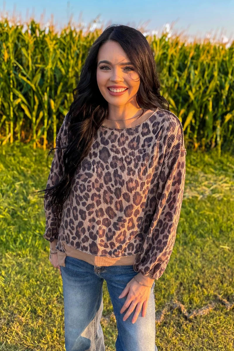 Spotted Wild Pullover by Sterling Kreek (Ships in 1-2 Weeks)
