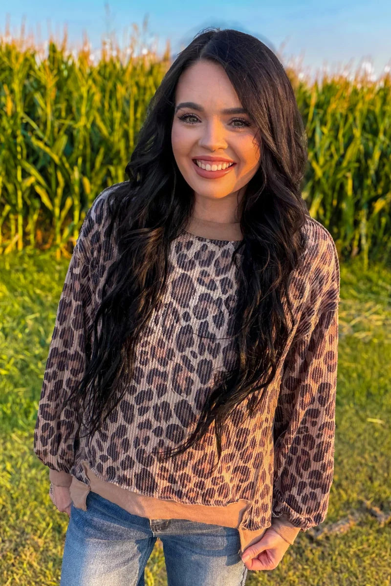 Spotted Wild Pullover by Sterling Kreek (Ships in 1-2 Weeks)