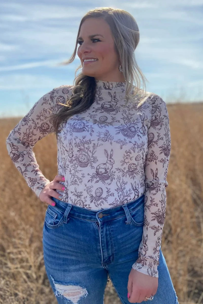 Cottontail Garden Mesh Top by Sterling Kreek - BFF Here