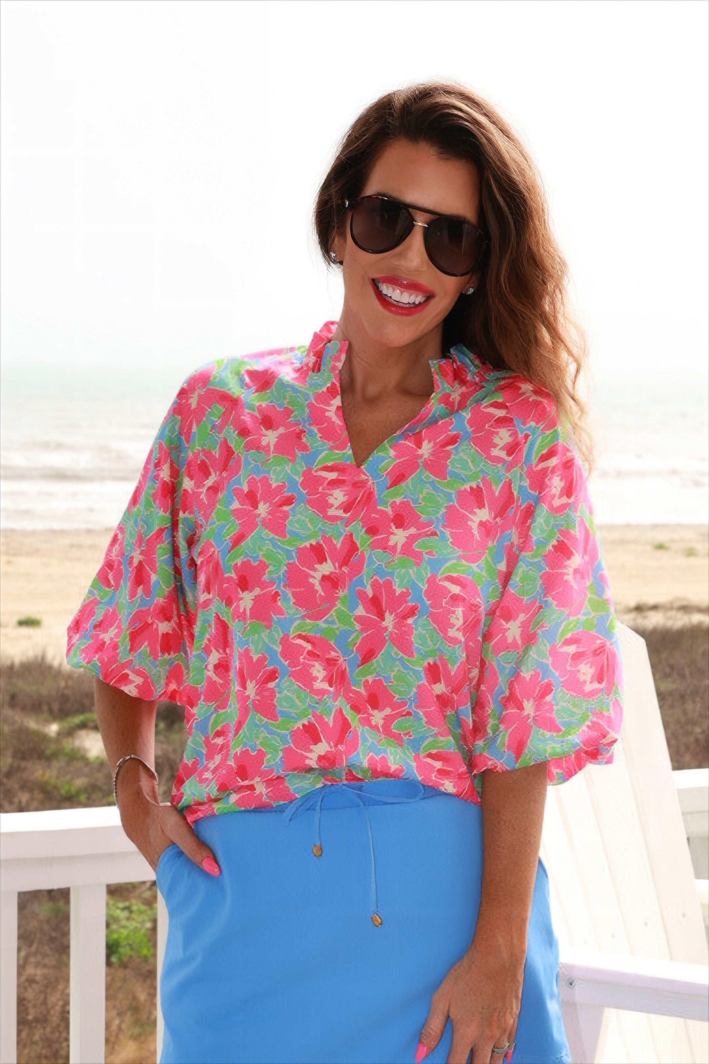 PREORDER: Donna Top- Summer Bloom by Jess Lea (ETA April) - BFF Here