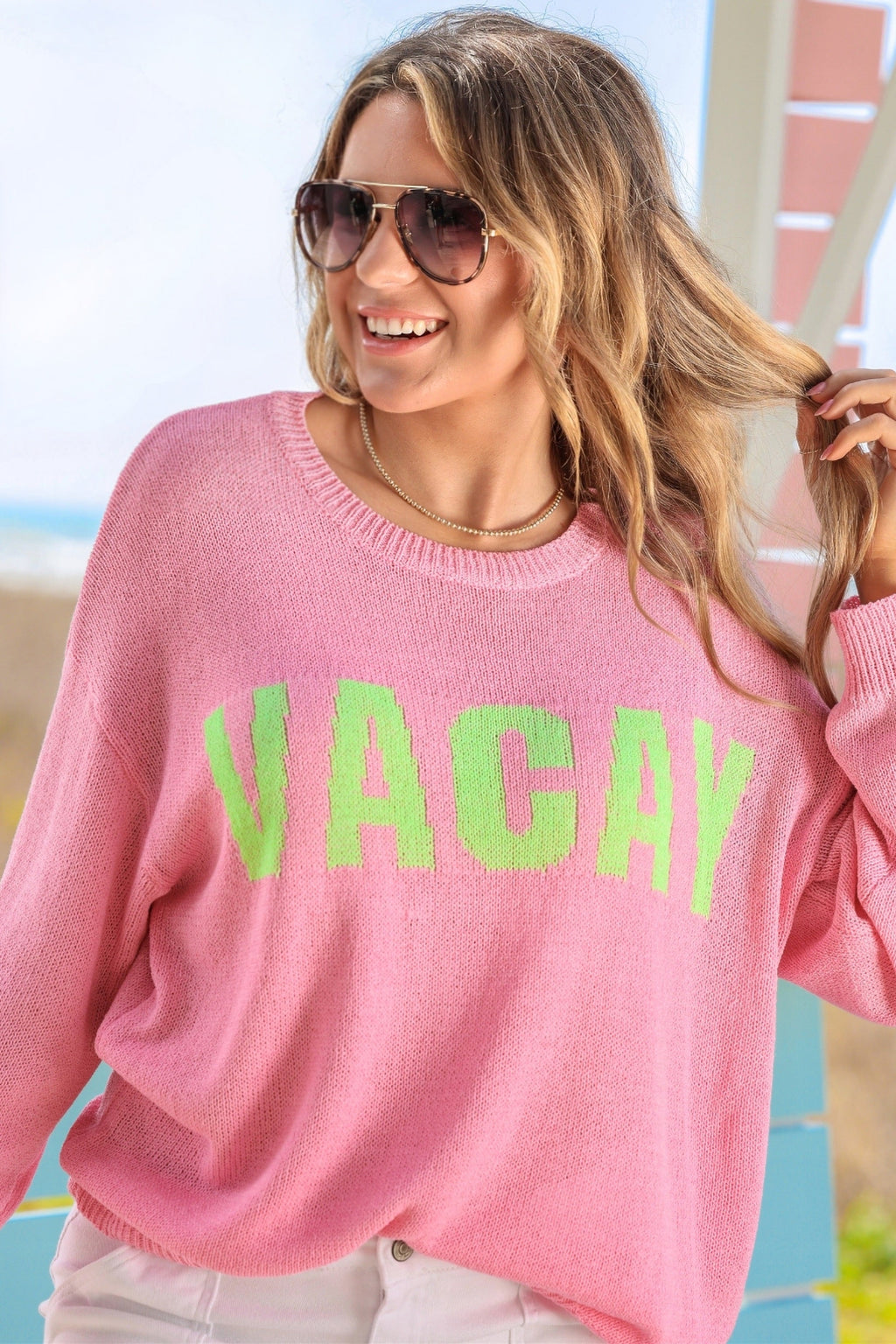 PREORDER: Sunrise Lightweight Sweater / Vacay by Jess Lea - BFF Here