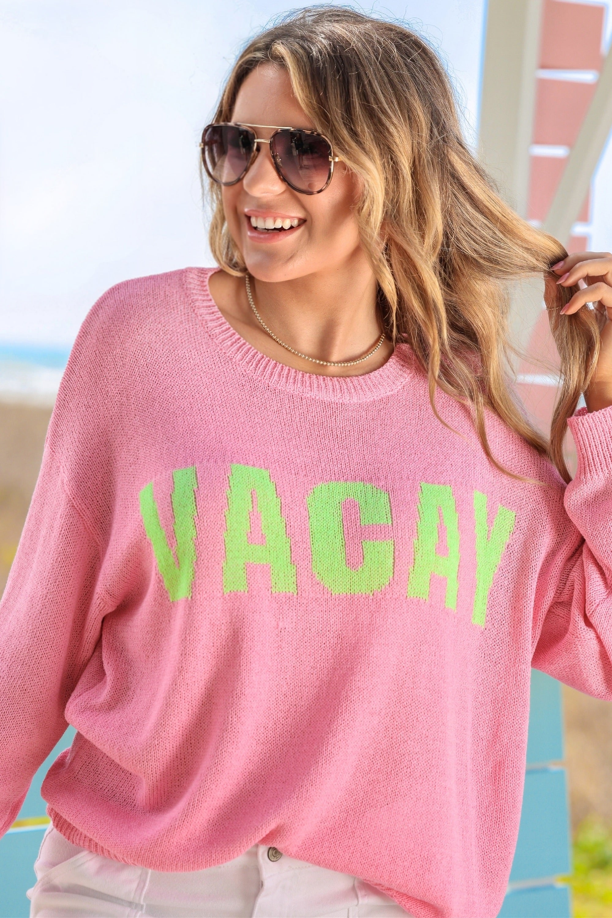 PREORDER: Sunrise Lightweight Sweater / Vacay by Jess Lea - BFF Here