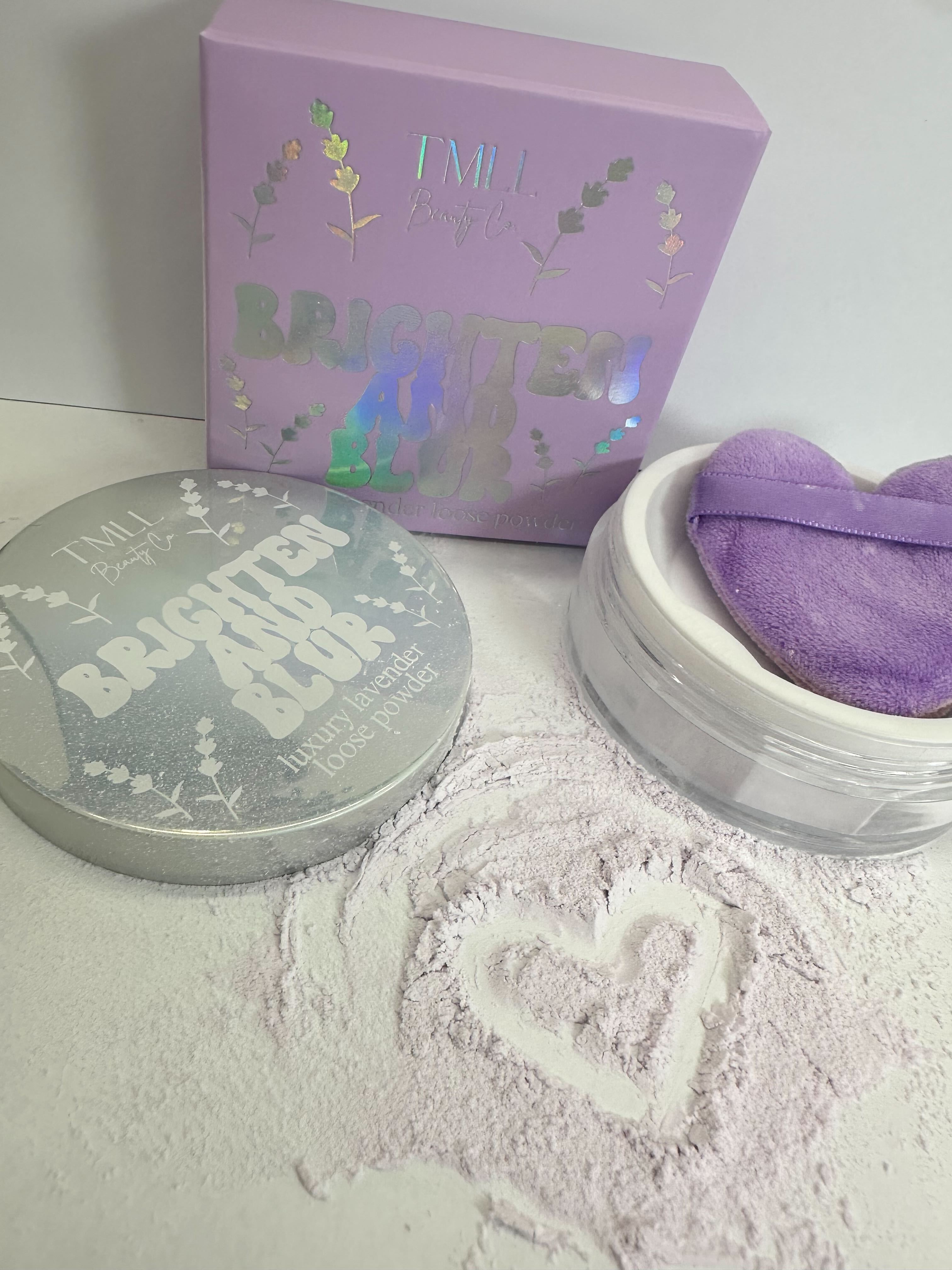 Brighten & Blur Lavender Setting Powder by TMLL Beauty (Ships 2-3 weeks)