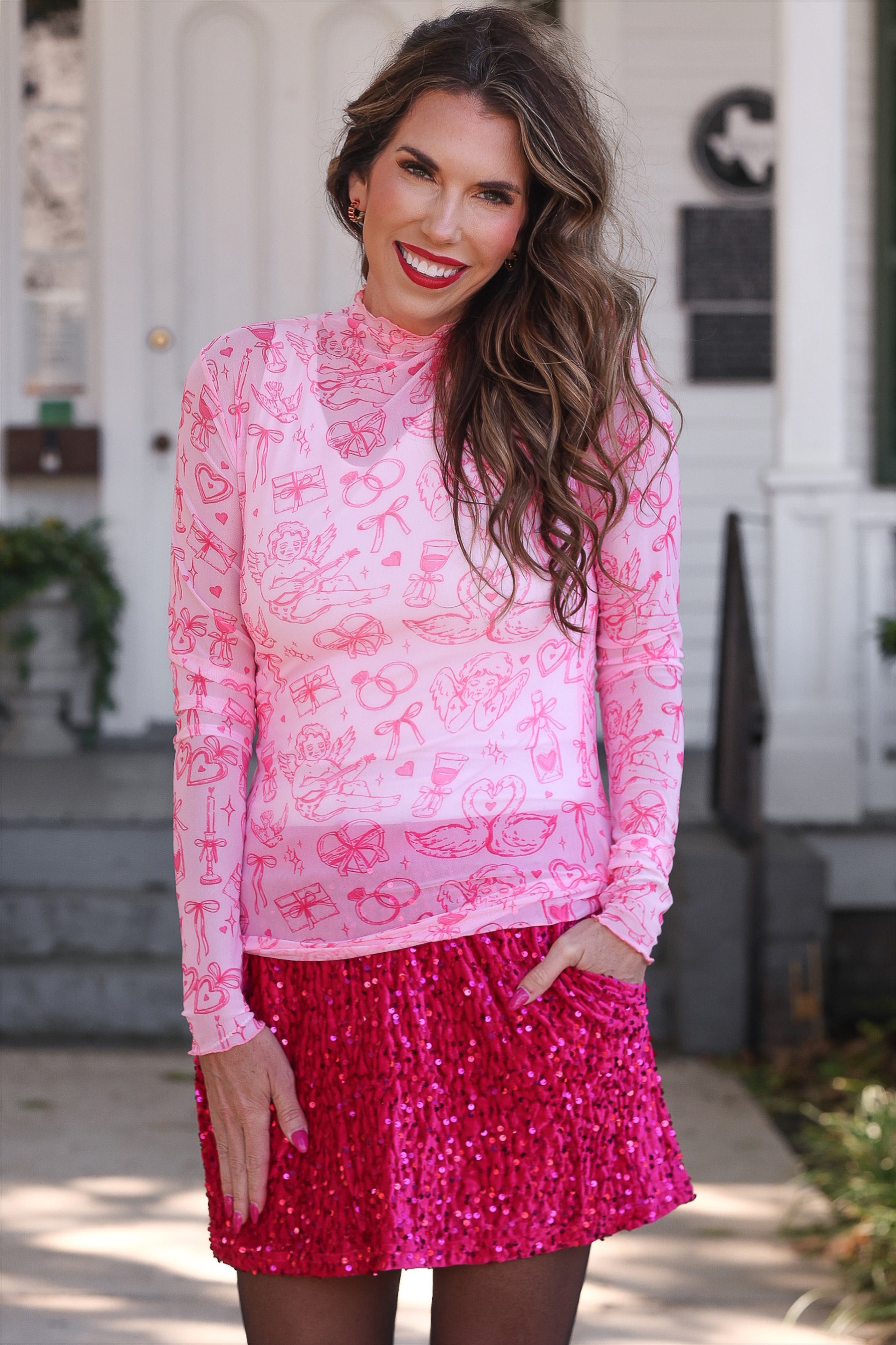 PREORDER: Keigan Mesh Top by Jess Lea / Lover's Daydream (ETA: late December)