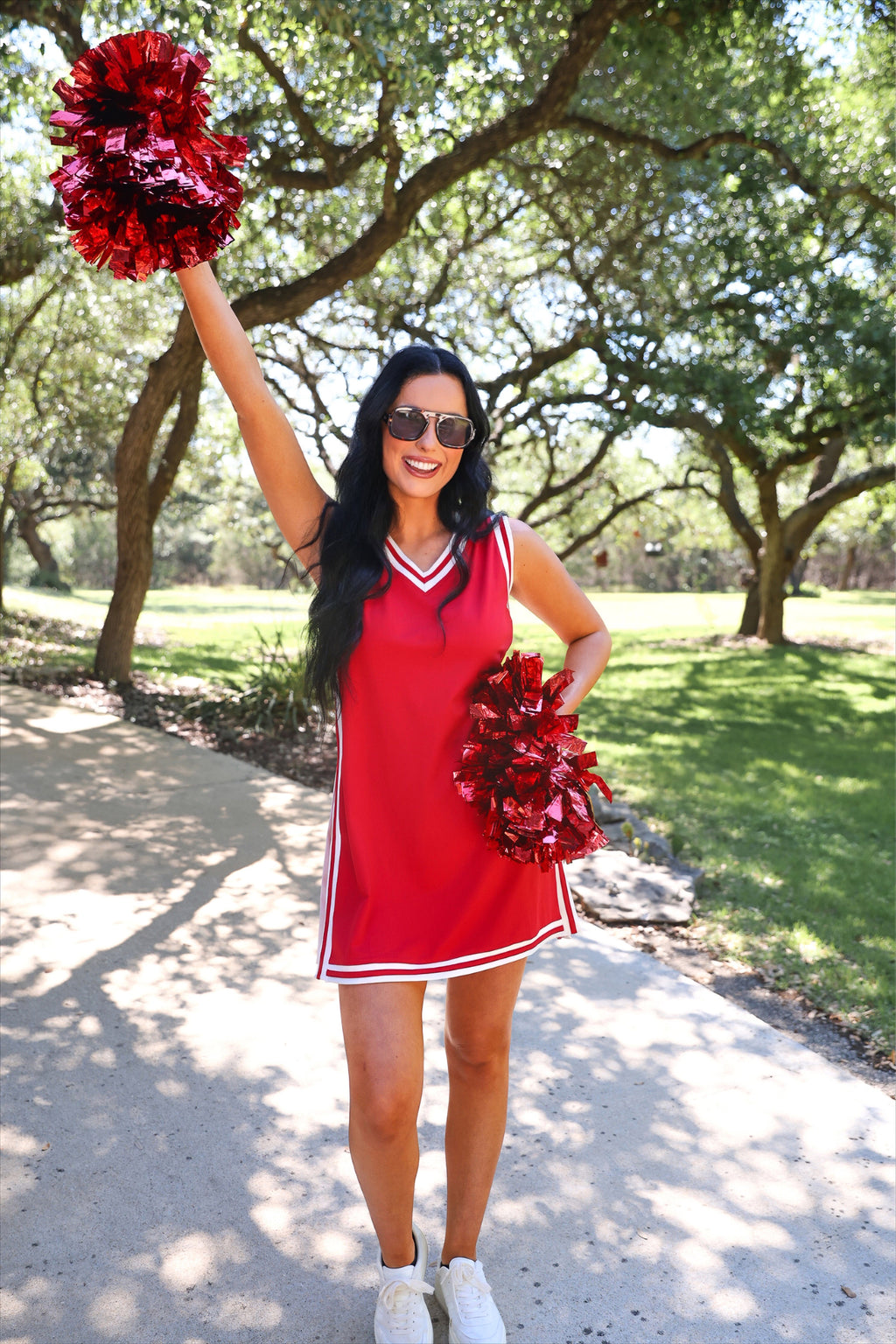 PREORDER: Sideline Tunic Biker Set / Red by Jess Lea (ETA: July)