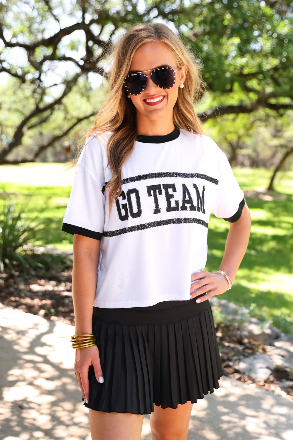 PREORDER: Go Team Sparkle Tee by Jess Lea (ETA: July)