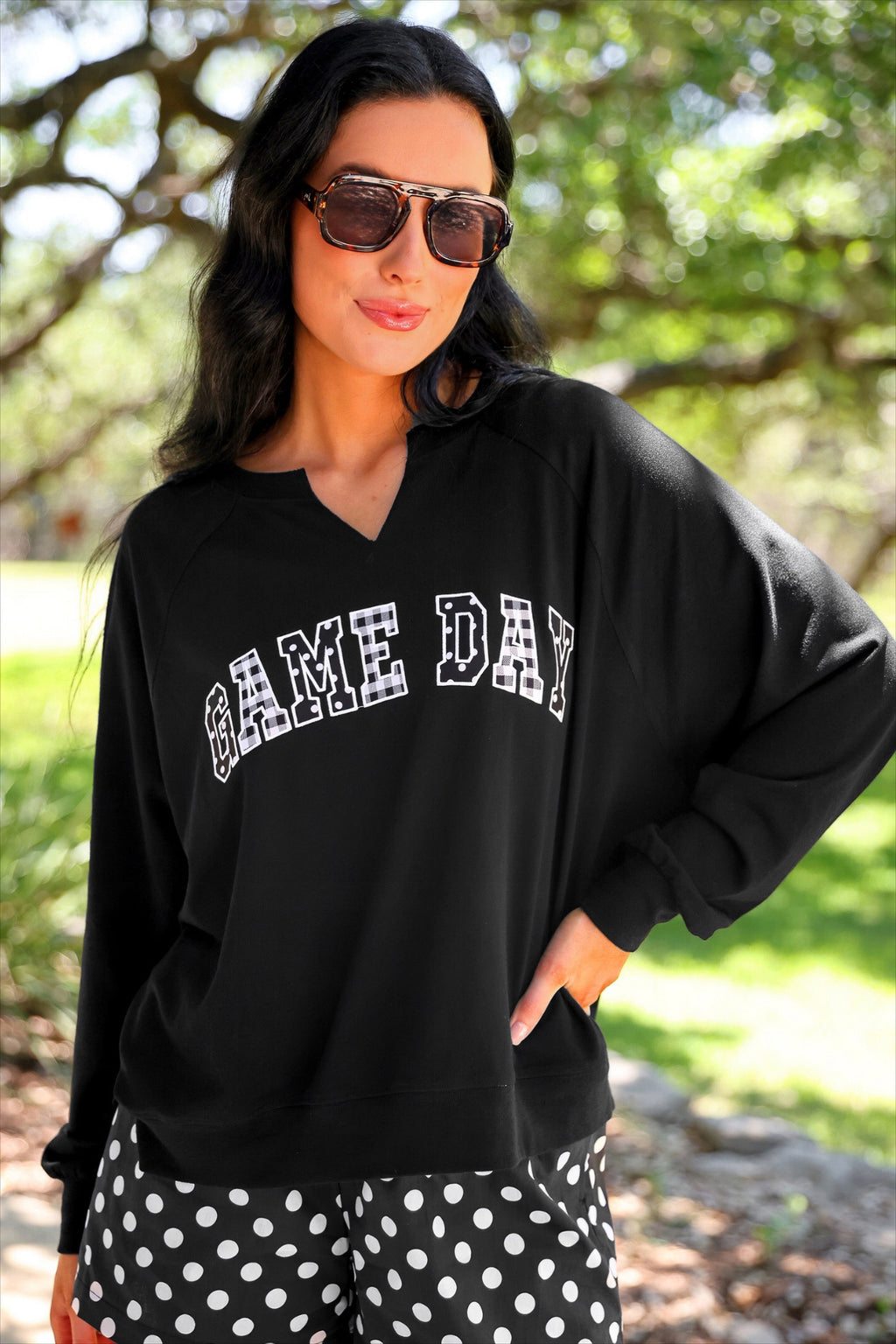 PREORDER: Game Day French Terry Pullover by Jess Lea (ETA: July)