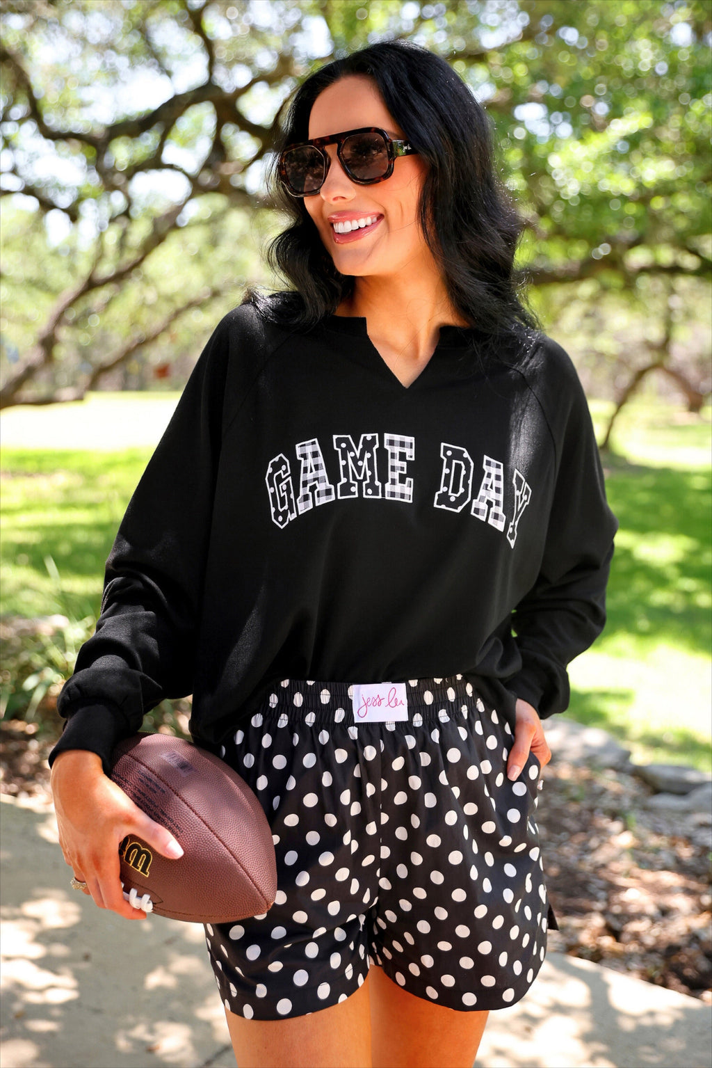 PREORDER: Game Day French Terry Pullover by Jess Lea (ETA: July)