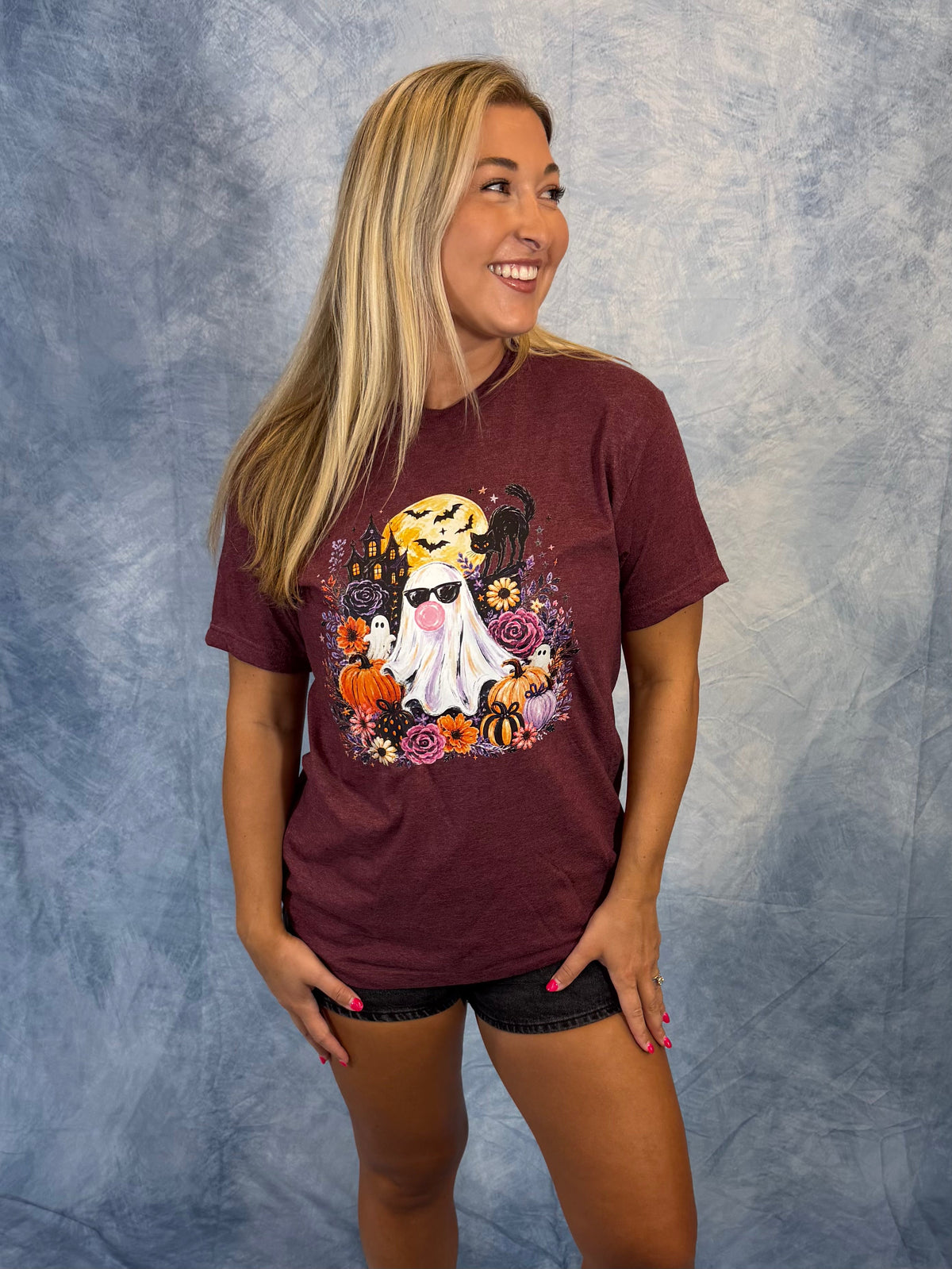 PREORDER: Ghost Blowing Bubble Gum Tee (ARRAY) by FestiviTees (Ships 2-3 weeks)