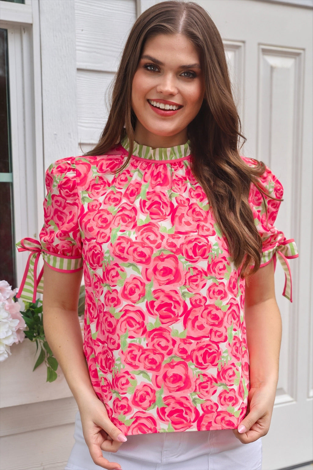 PREORDER:  Lana Top / Sweet Roses by Jess Lea (ETA: Late February / Early March)