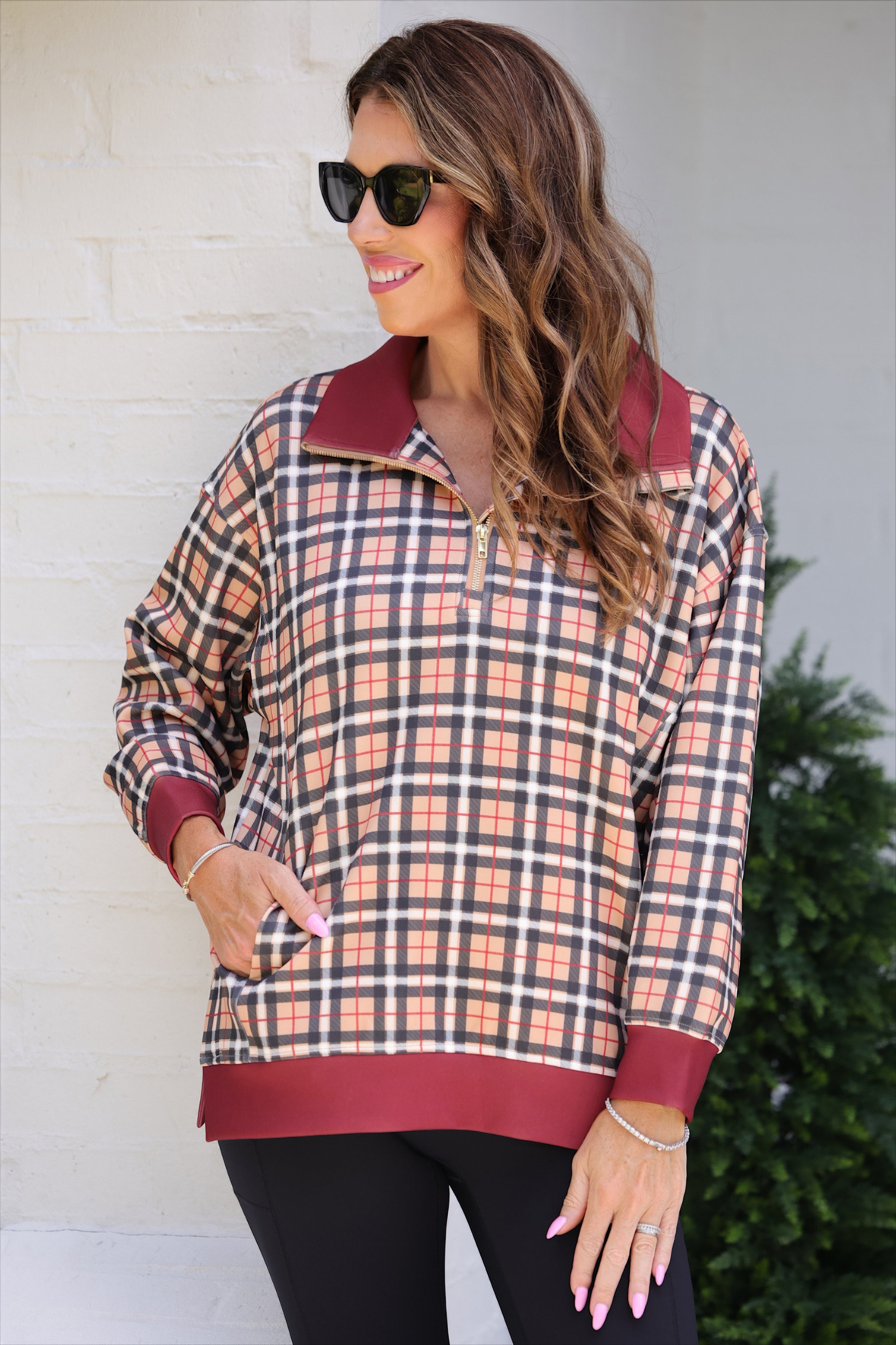 PREORDER: Everyday Pullover / Nora Plaid by Jess Lea (ETA: September)