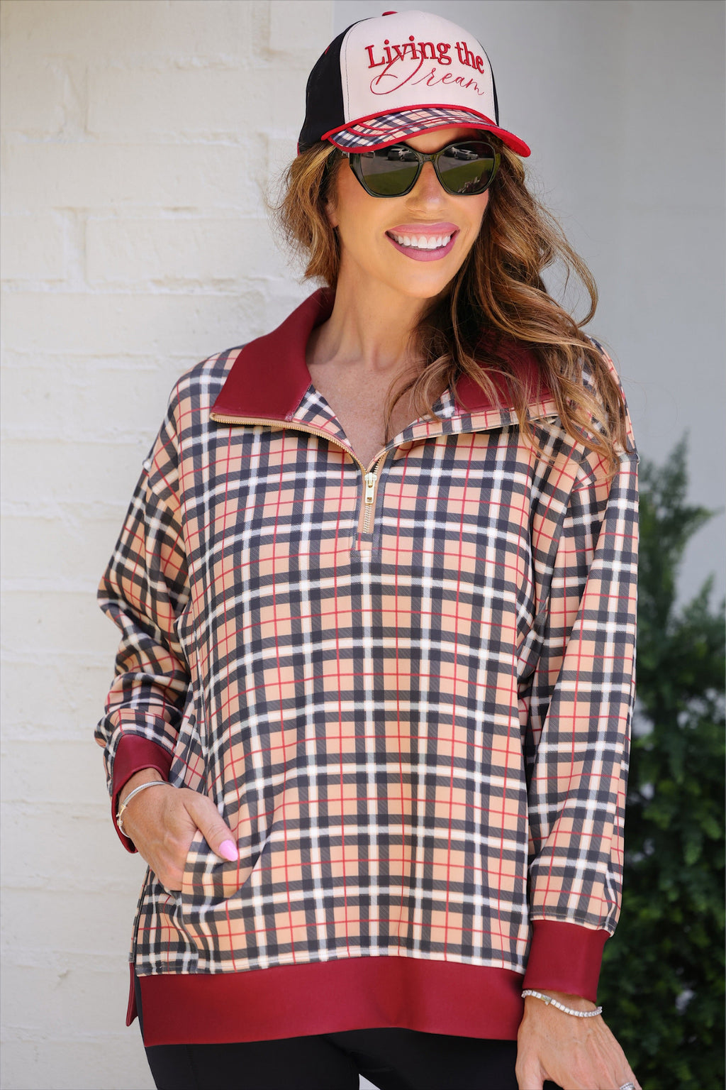 PREORDER: Everyday Pullover / Nora Plaid by Jess Lea (ETA: September)