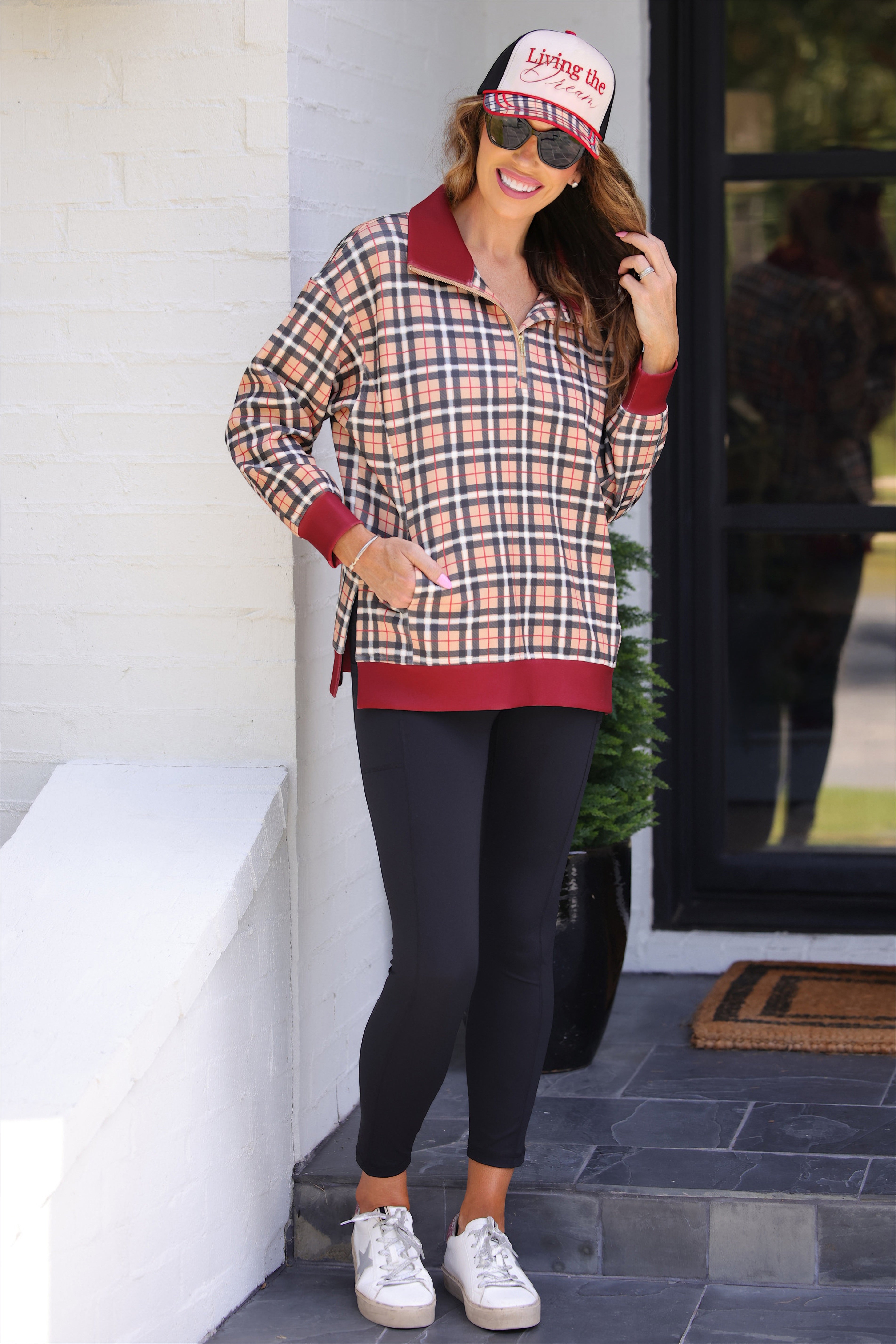 PREORDER: Everyday Pullover / Nora Plaid by Jess Lea (ETA: September)