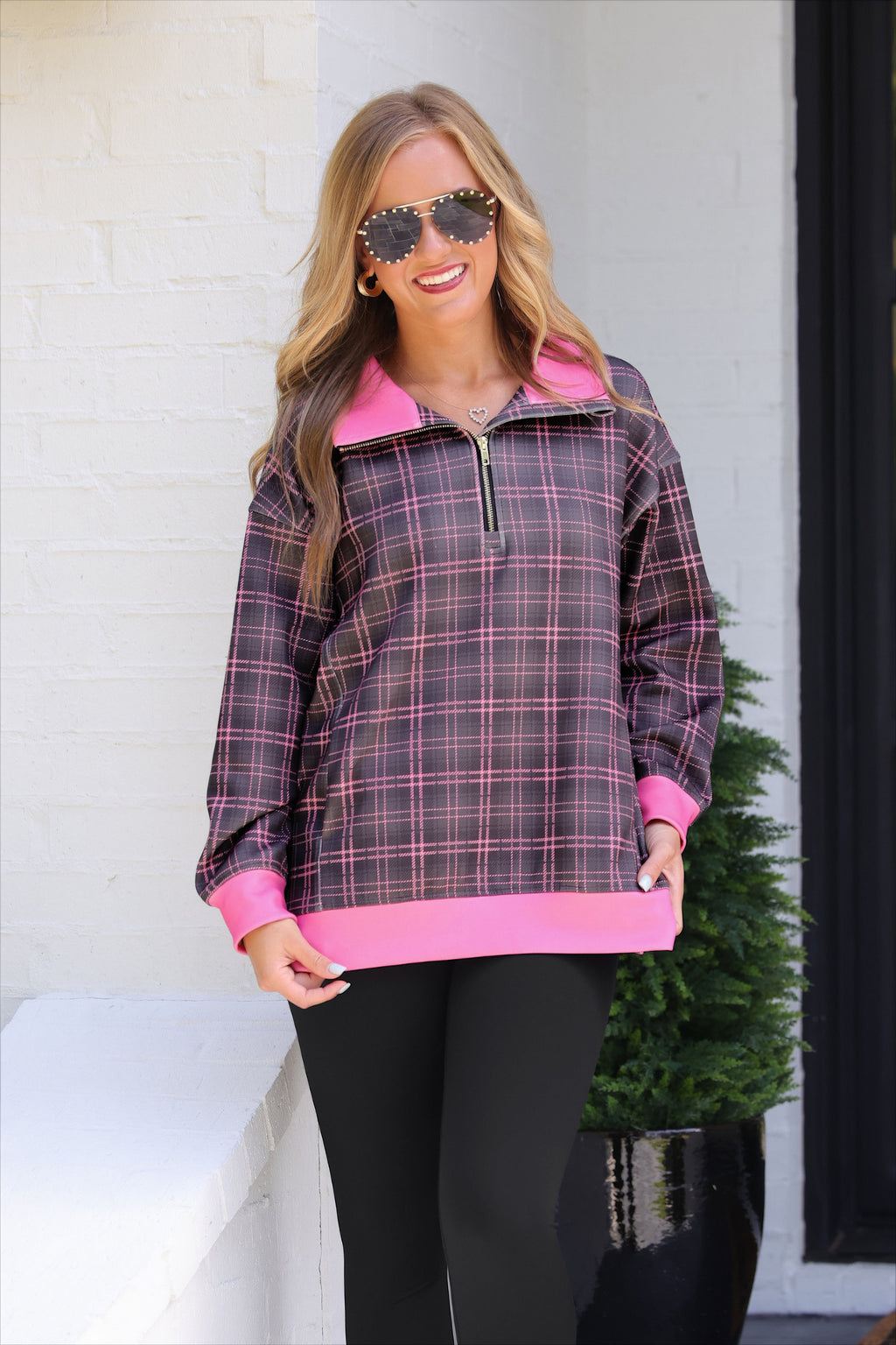 PREORDER:  Everyday Pullover / Ellie Plaid by Jess Lea (ETA: September)