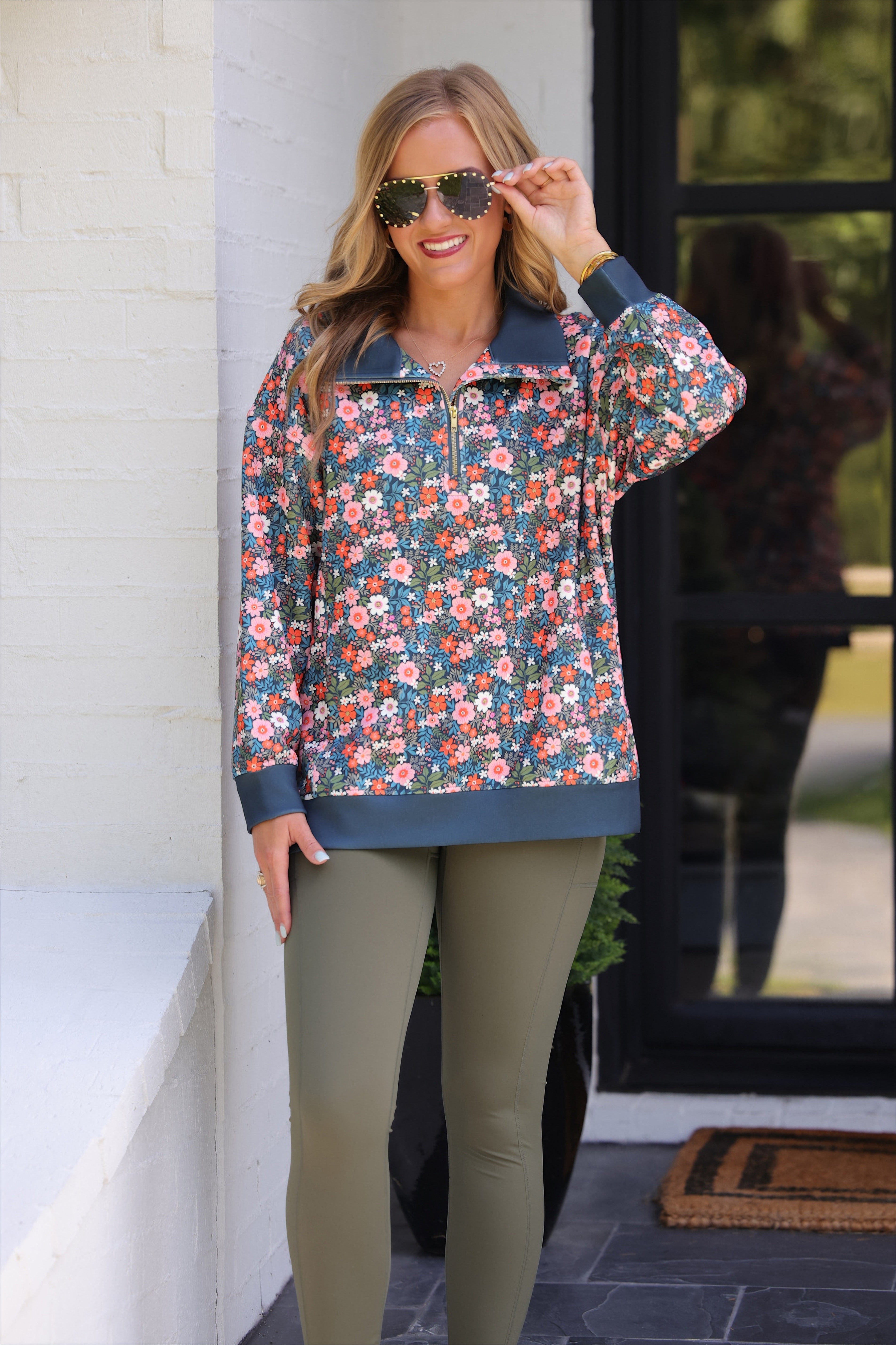 PREORDER: High Waisted Pocket Compression Leggings / Olive (ETA: September)