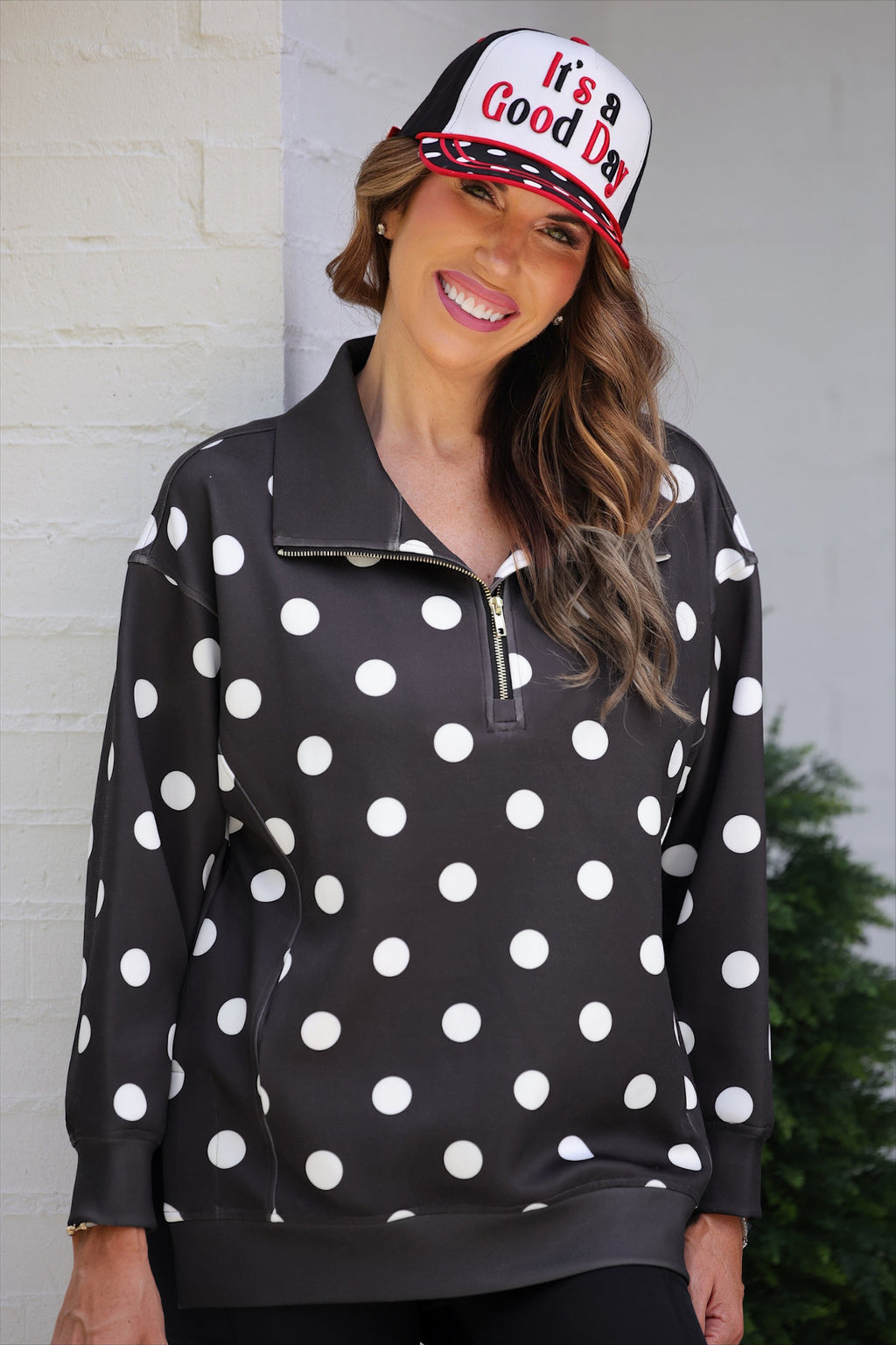 PREORDER: Everyday Pullover / After Dark Polka Dot (ETA: September)