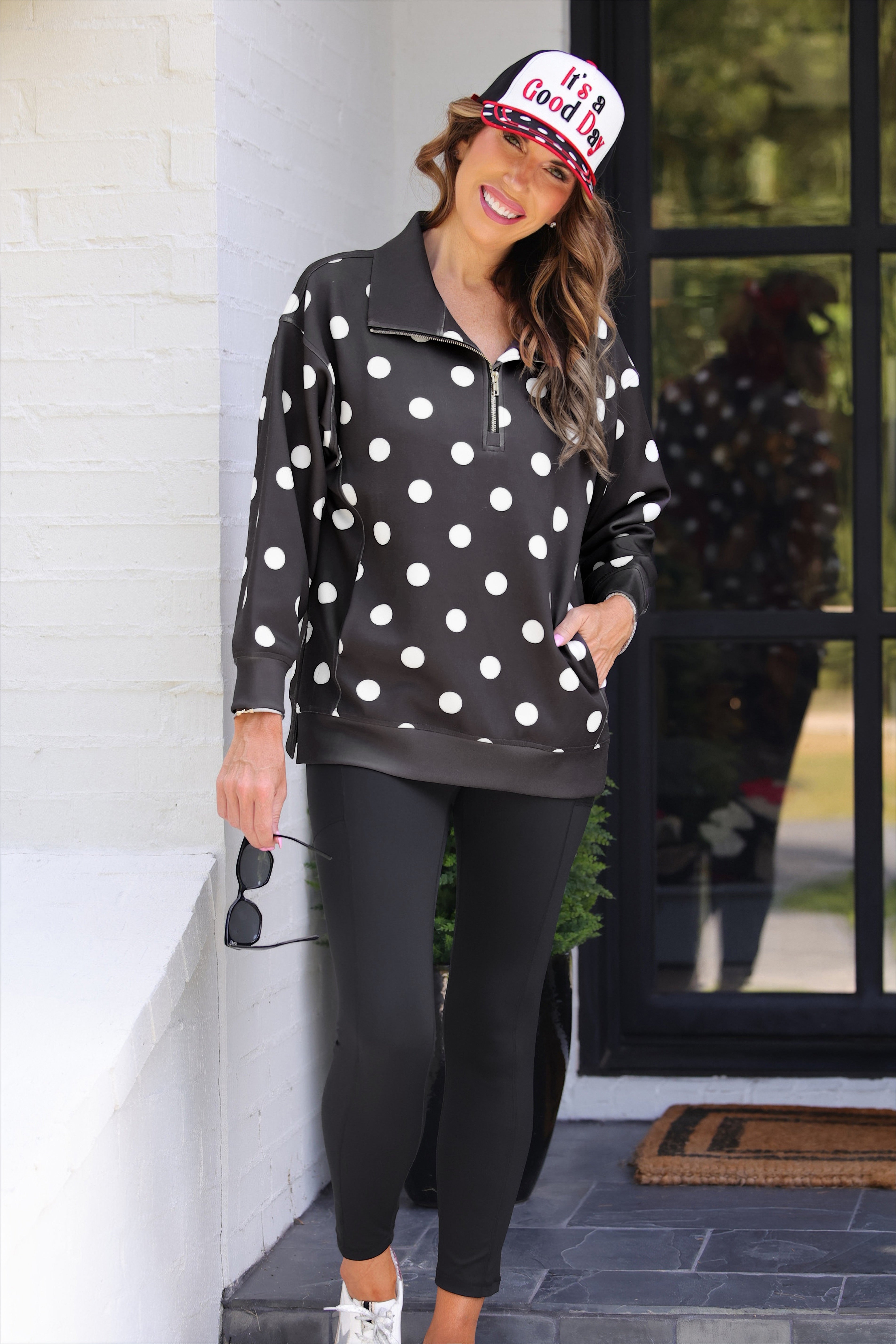 PREORDER: Everyday Pullover / After Dark Polka Dot (ETA: September)