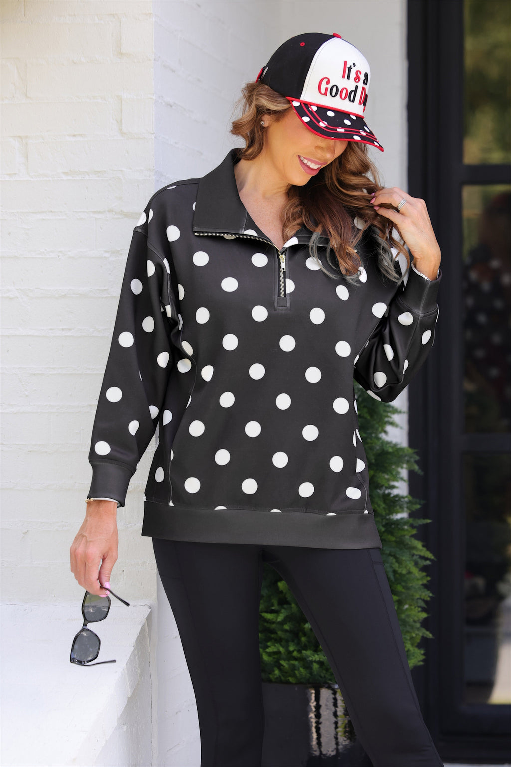 PREORDER: Everyday Pullover / After Dark Polka Dot (ETA: September)