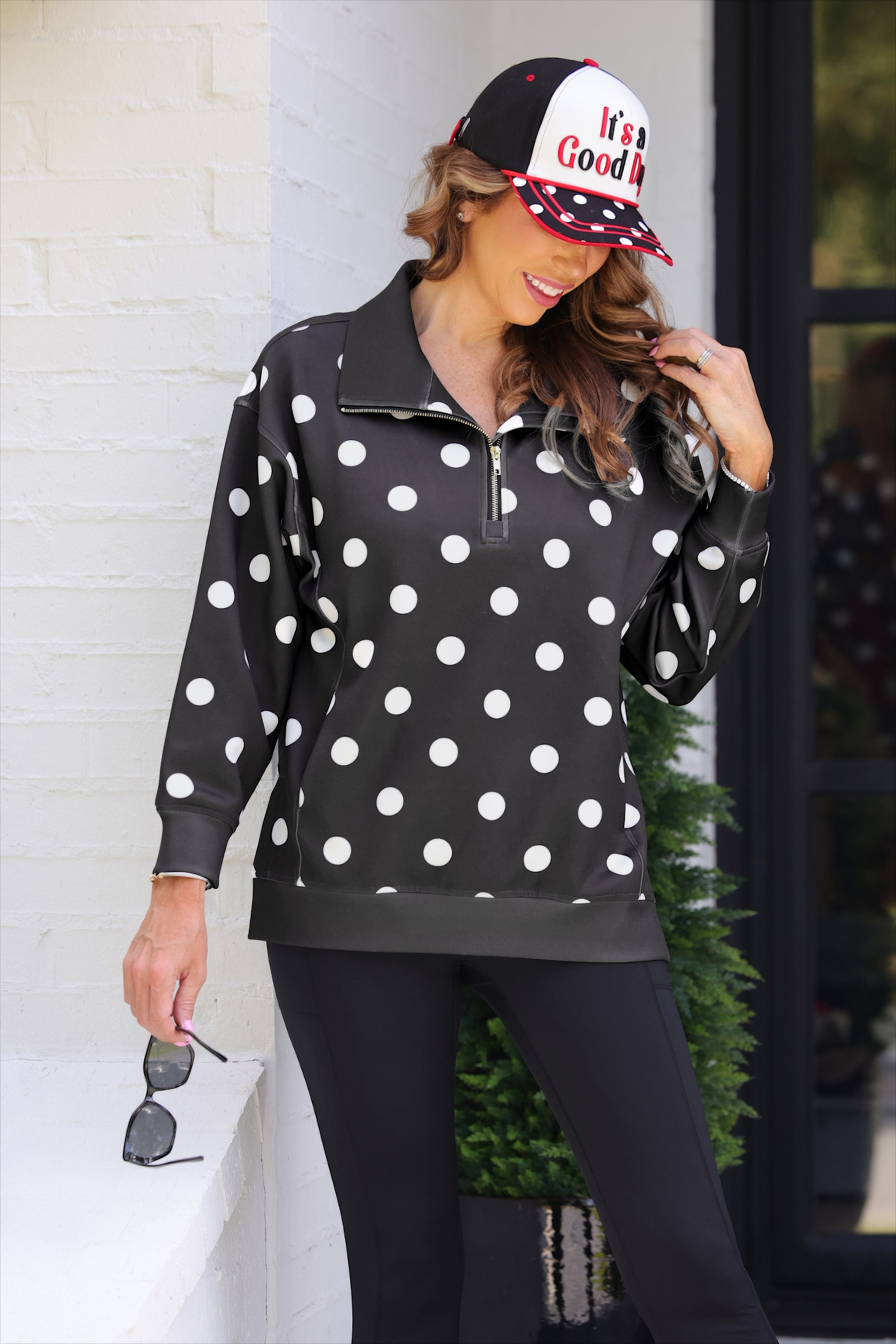 PREORDER: Everyday Pullover / After Dark Polka Dot (ETA: September)
