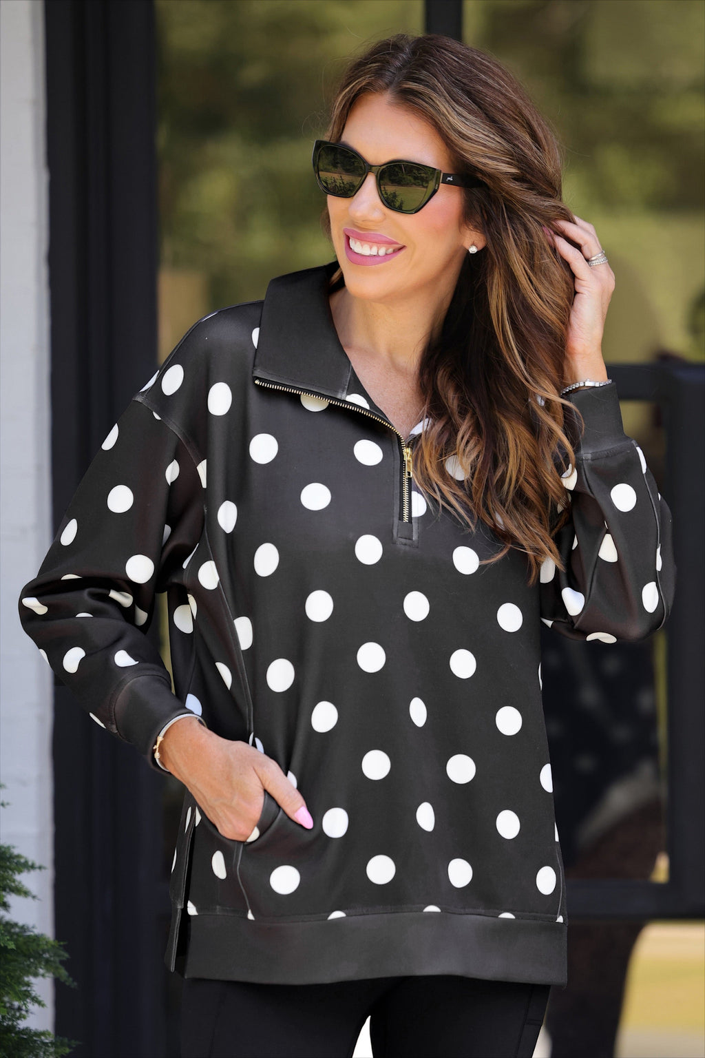 PREORDER: Everyday Pullover / After Dark Polka Dot (ETA: September)