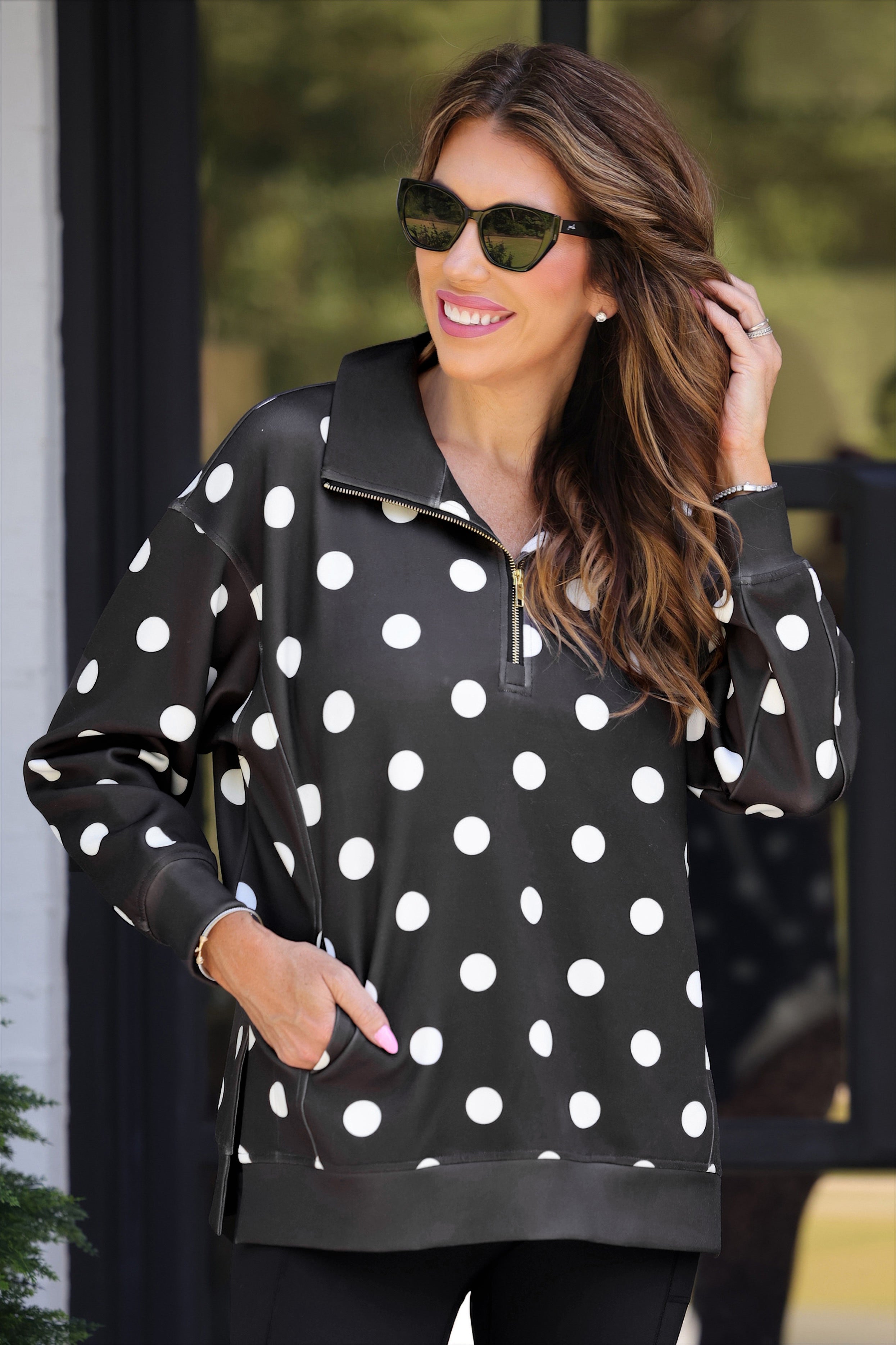 PREORDER: Everyday Pullover / After Dark Polka Dot (ETA: September)