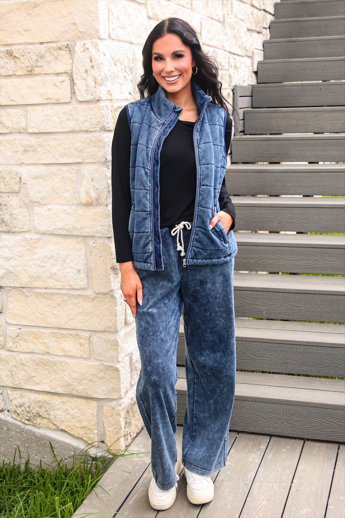 PREORDER: Refined Denim Wide Leg Pants / Light Wash by Jess Lea (ETA: October)