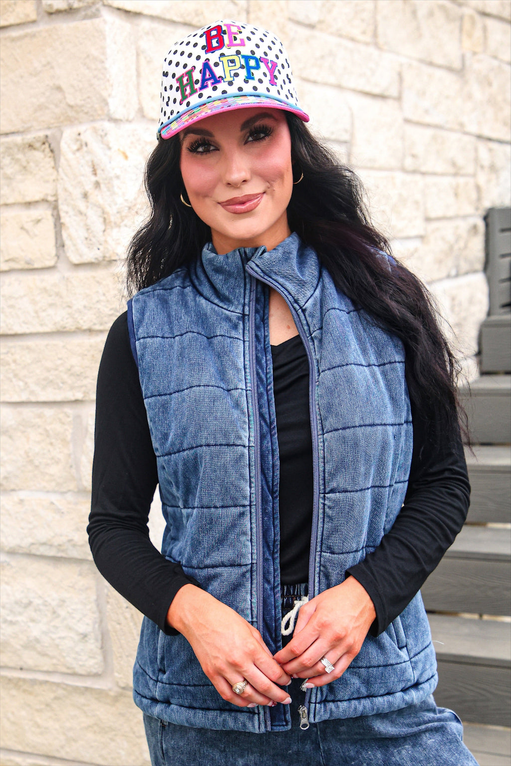 PREORDER: Refined Denim Puffer Vest by Jess Lea (ETA: October)