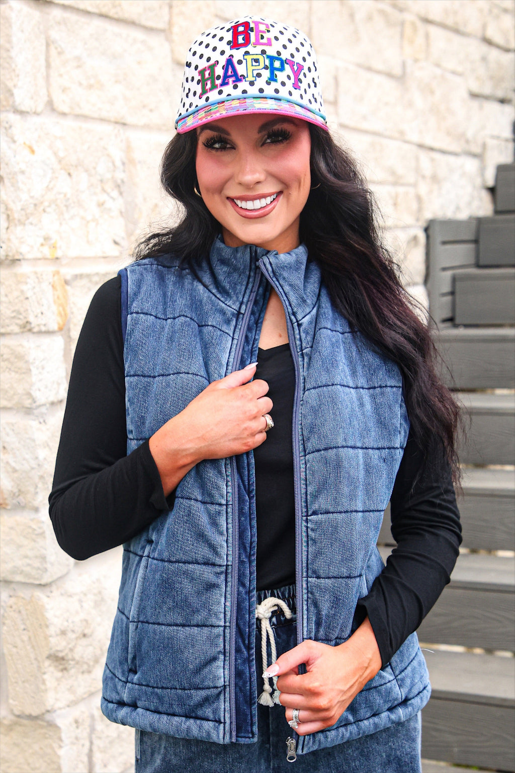 PREORDER: Refined Denim Puffer Vest by Jess Lea (ETA: October)