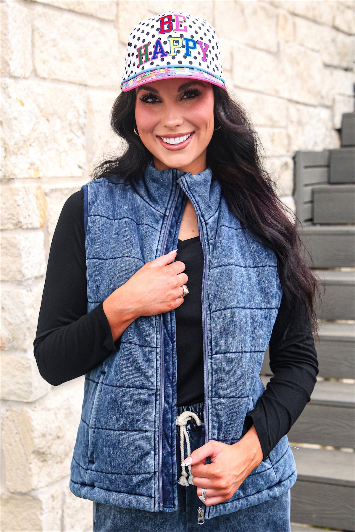 PREORDER: Refined Denim Puffer Vest by Jess Lea (ETA: October)