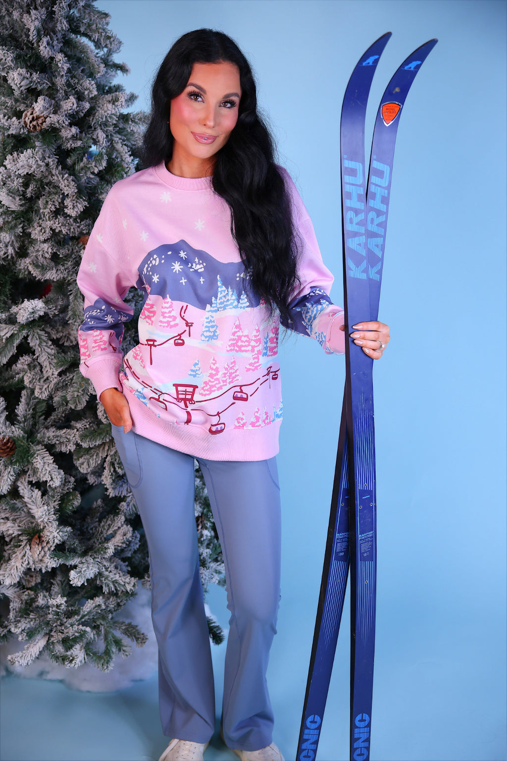 PREORDER- Meet Me on the Slopes Pullover (ARRAY) by Jess Lea (ETA: October)