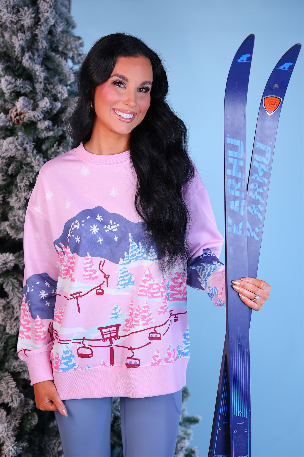 PREORDER- Meet Me on the Slopes Pullover (ARRAY) by Jess Lea (ETA: October)