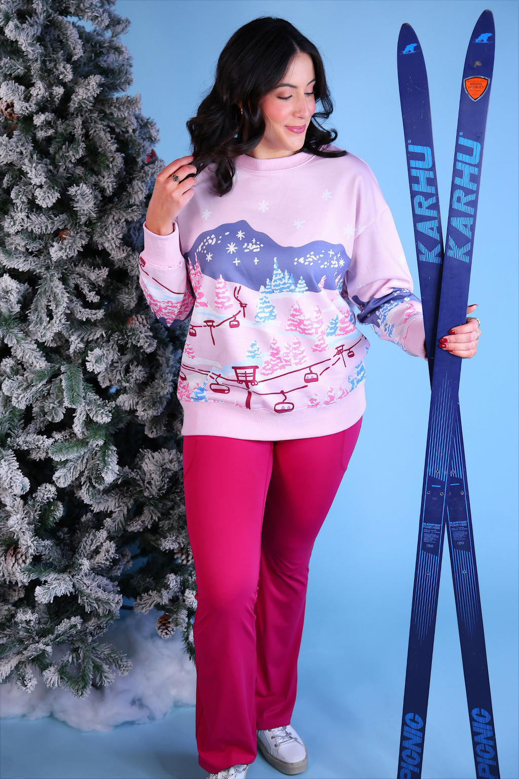 PREORDER- Meet Me on the Slopes Pullover (ARRAY) by Jess Lea (ETA: October)