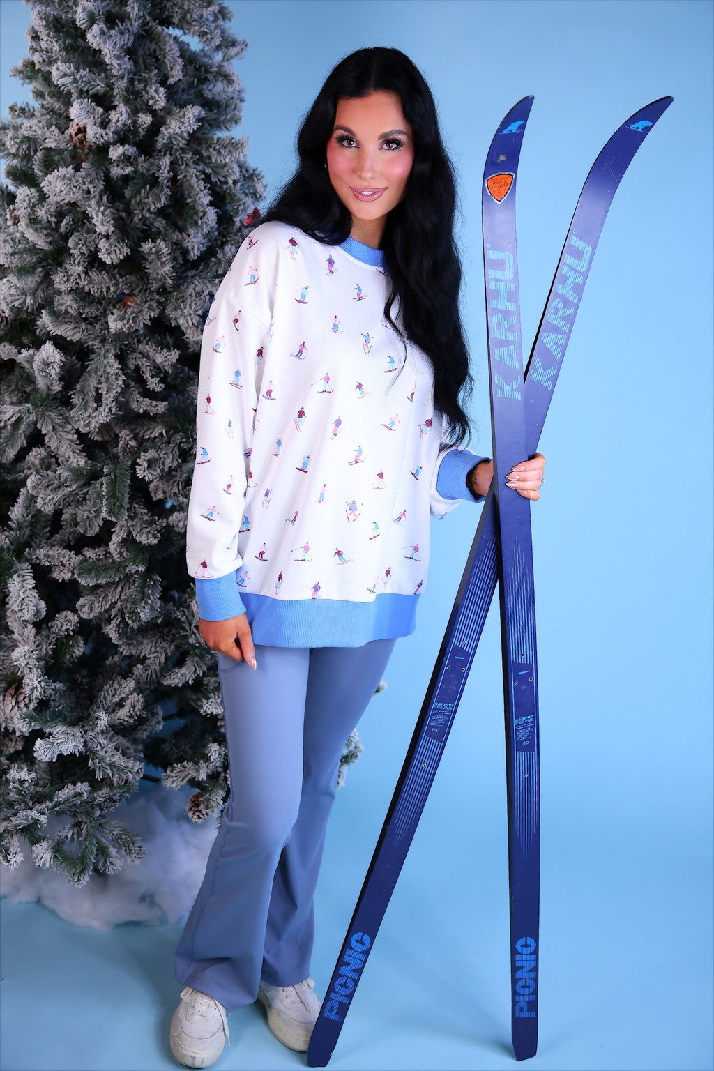PREORDER: Compression Flared Leggings / Icy Gray (ARRAY) by Jess Lea (ETA: October)