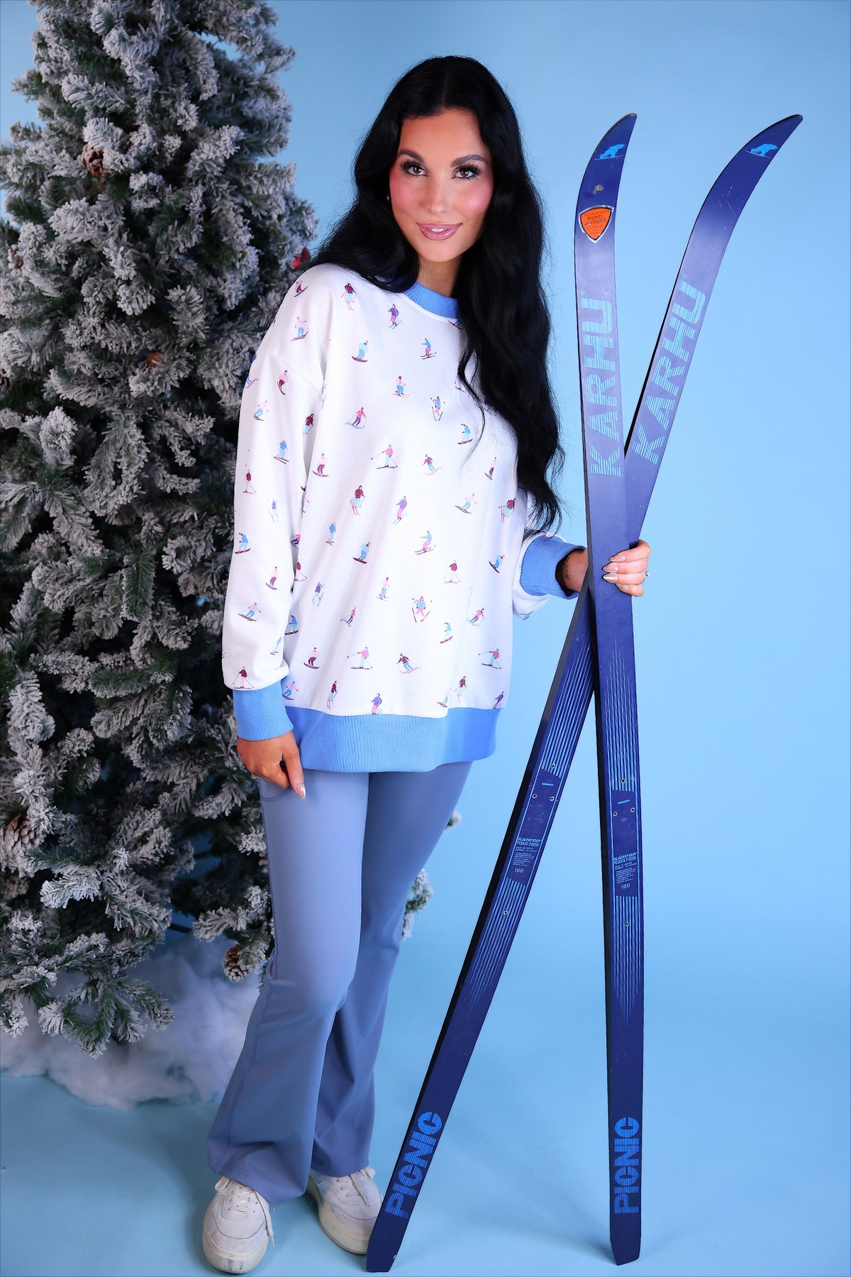 PREORDER: Compression Flared Leggings / Icy Gray (ARRAY) by Jess Lea (ETA: October)