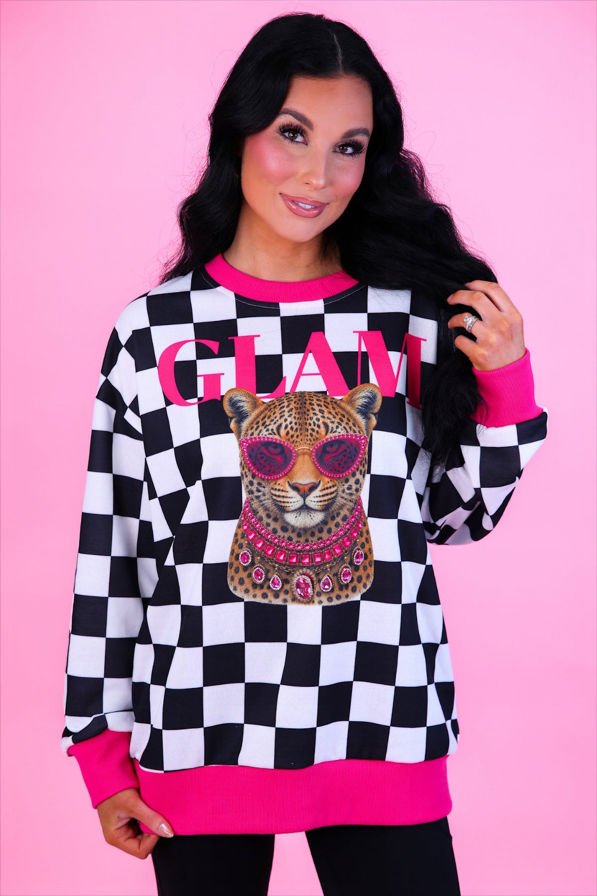 PREORDER: Pretty Wild Pullover / Glam Leopard by Jess Lea (ETA: November)